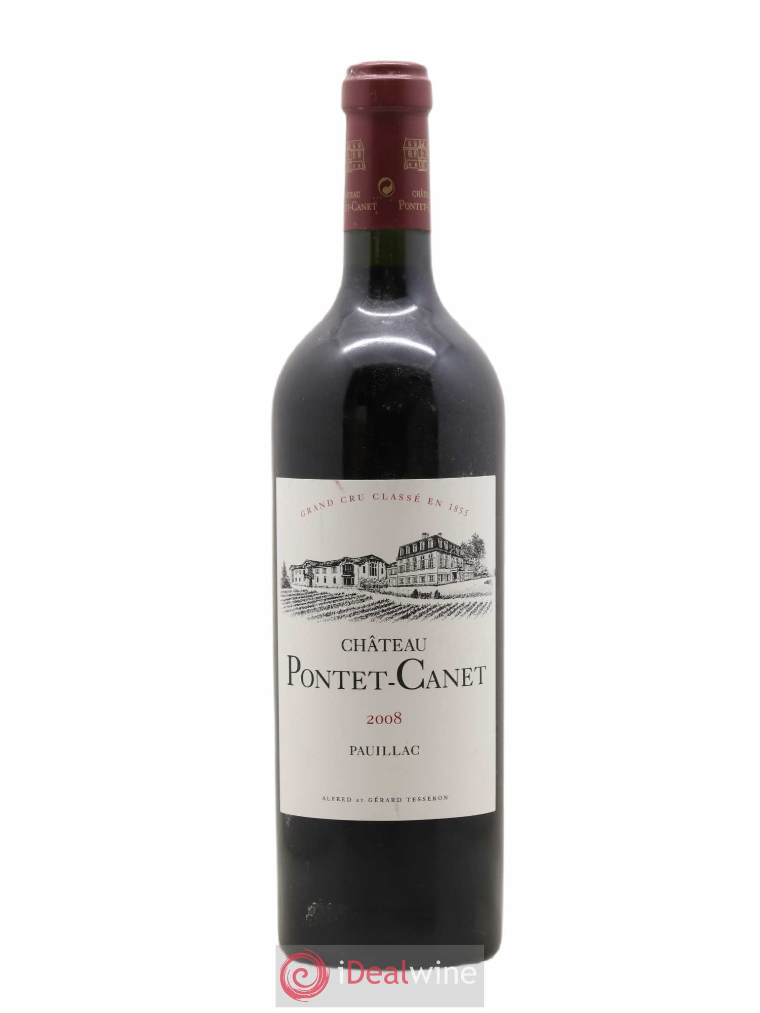 Château Pontet Canet 5ème Grand Cru Classé 2008 - Lot de 1 bouteille - 0