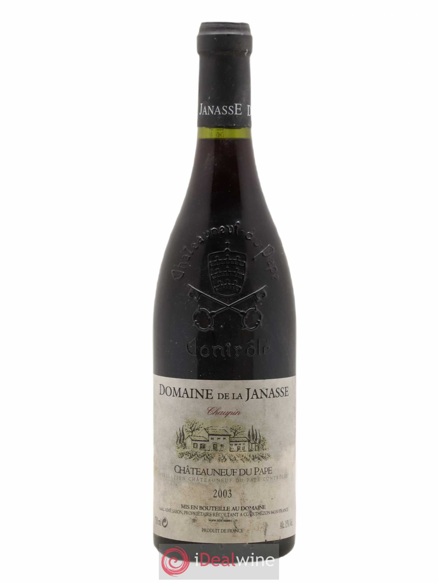 Châteauneuf-du-Pape Cuvée Chaupin La Janasse (Domaine de) 2003 - Lot de 1 bouteille - 0