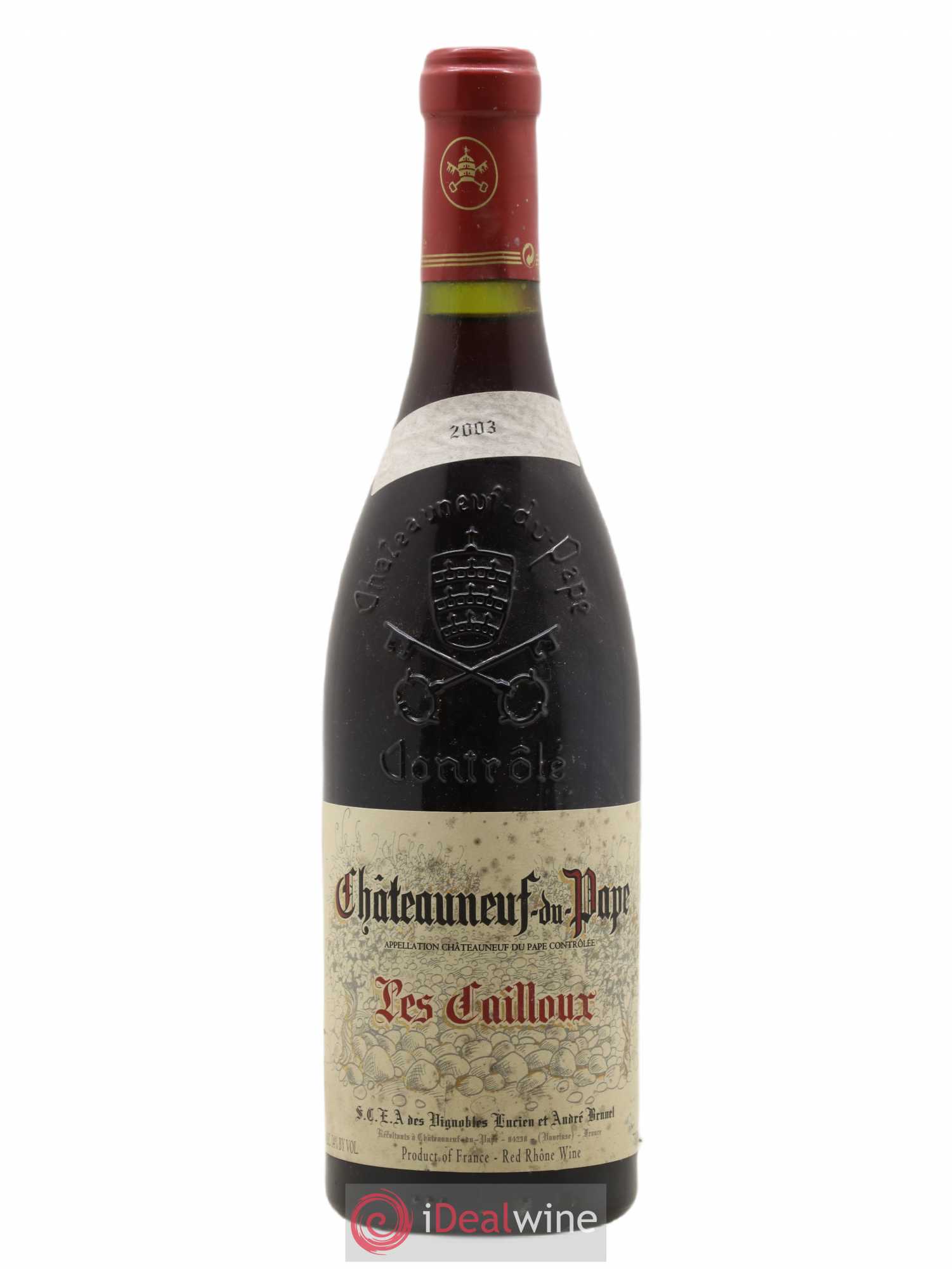 Châteauneuf-du-Pape Les Cailloux André Brunel 2003 - Lot de 1 bouteille - 0