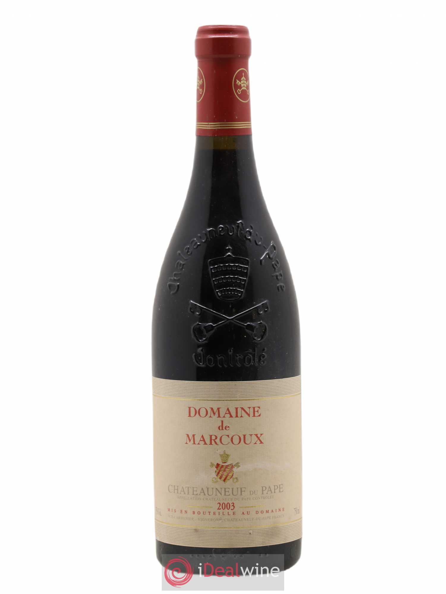 Châteauneuf-du-Pape Marcoux (Domaine de) 2003 - Lot de 1 bouteille - 0
