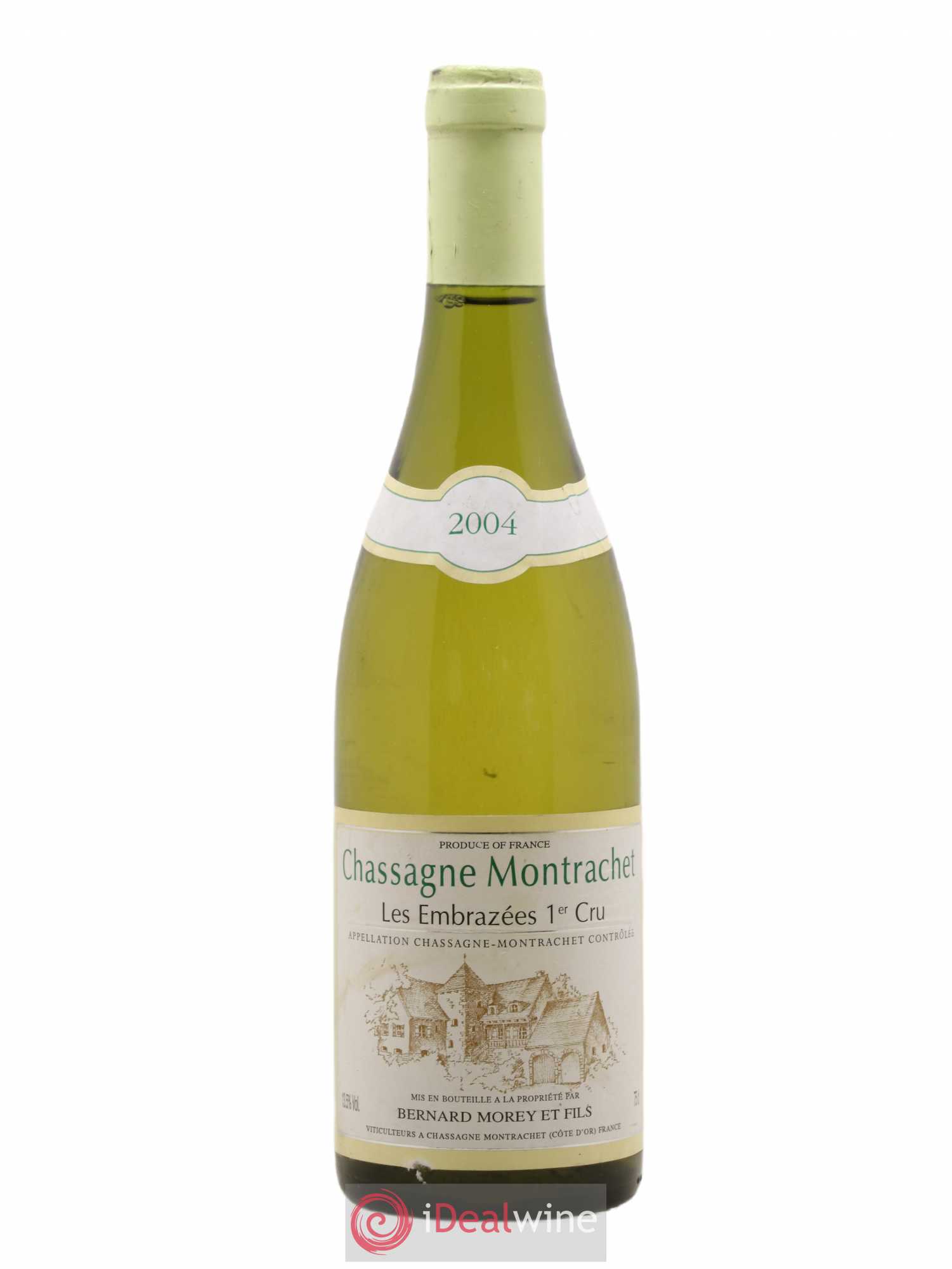 Chassagne-Montrachet 1er Cru Les Embrazées Bernard Morey 2004 - Posten von 1 Flasche - 0
