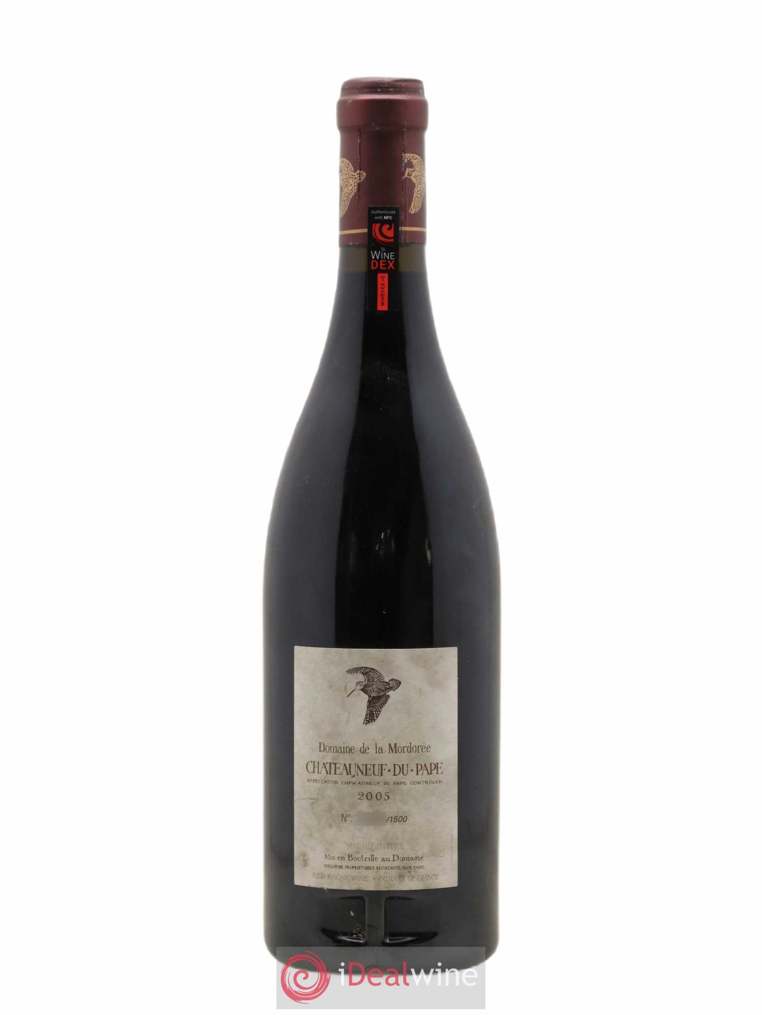 Châteauneuf-du-Pape La Plume du Peintre La Mordorée (Domaine de) 2005 - Lot de 1 bouteille - 1