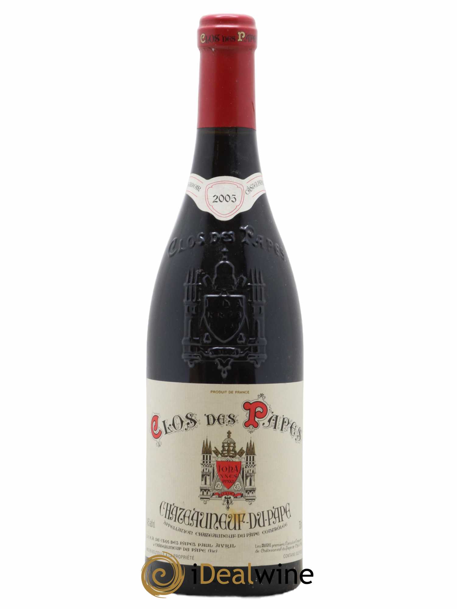Châteauneuf-du-Pape Clos des Papes - Paul Avril 2005 - Lot de 1 bouteille - 0