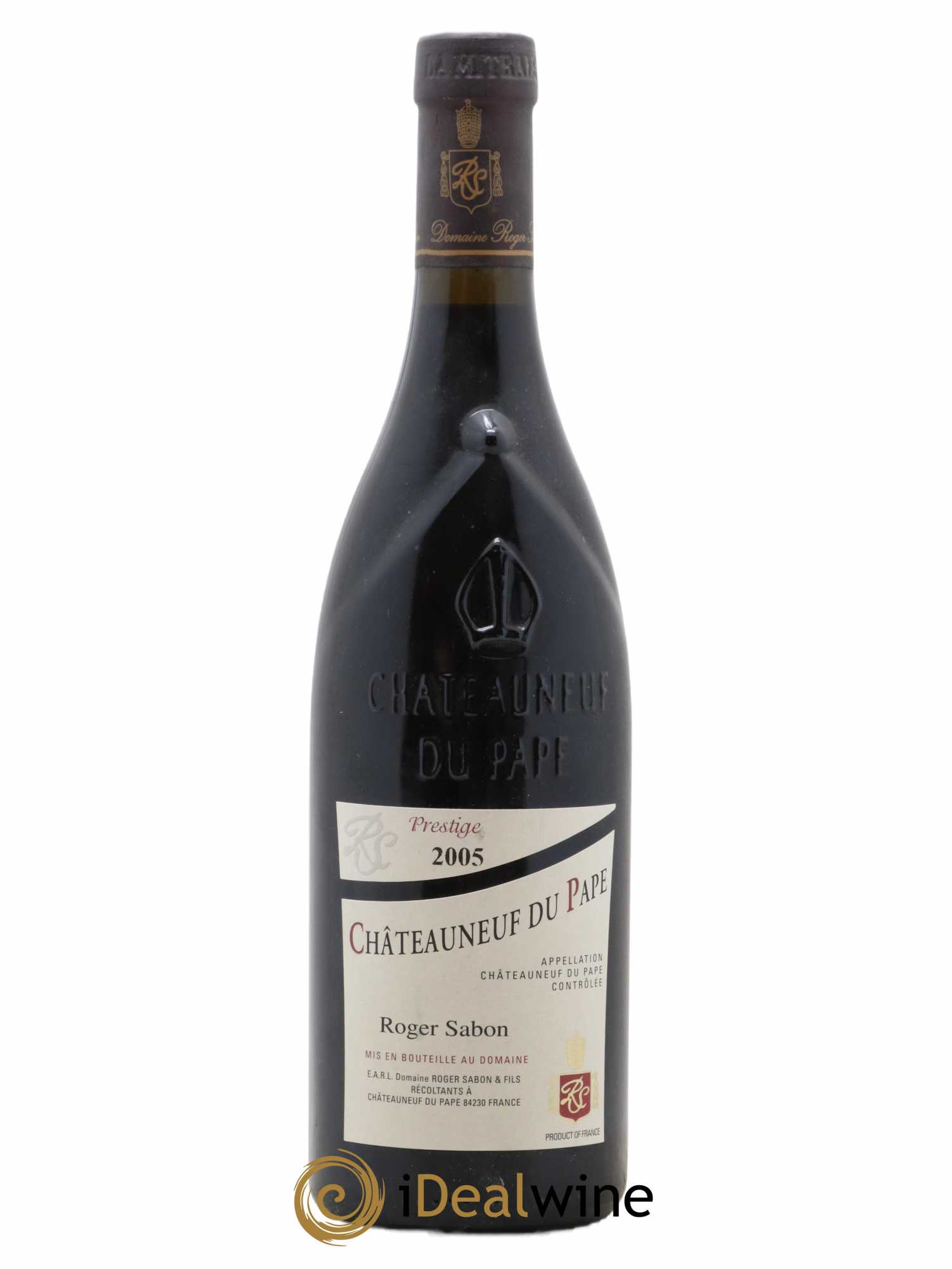 Châteauneuf-du-Pape Cuvée Prestige Roger Sabon (Domaine) 2005 - Lot de 1 bouteille - 0