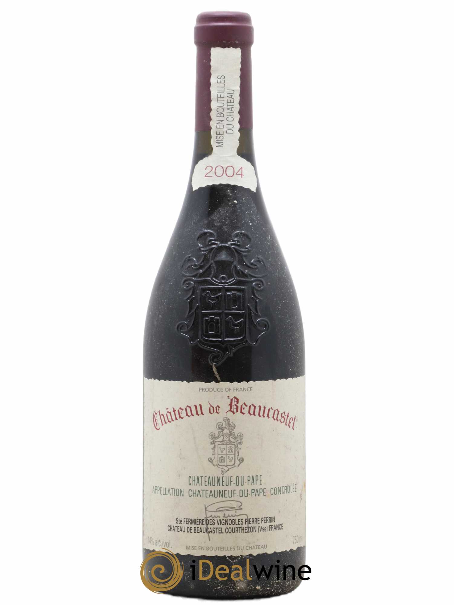 Châteauneuf-du-Pape Château de Beaucastel Famille Perrin 2004 - Lot de 1 bouteille - 0