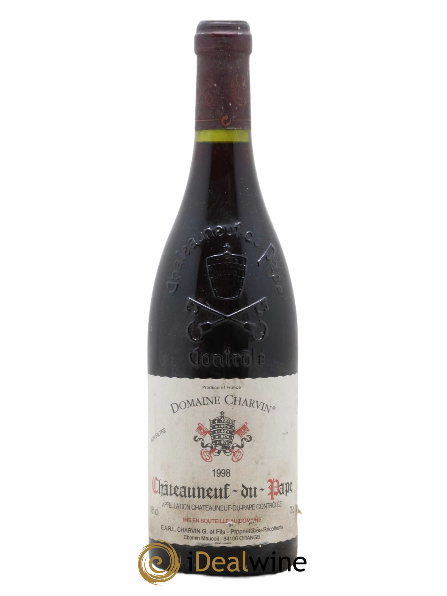 Châteauneuf-du-Pape Charvin (Domaine) 1998 - Lot de 1 bouteille - 0