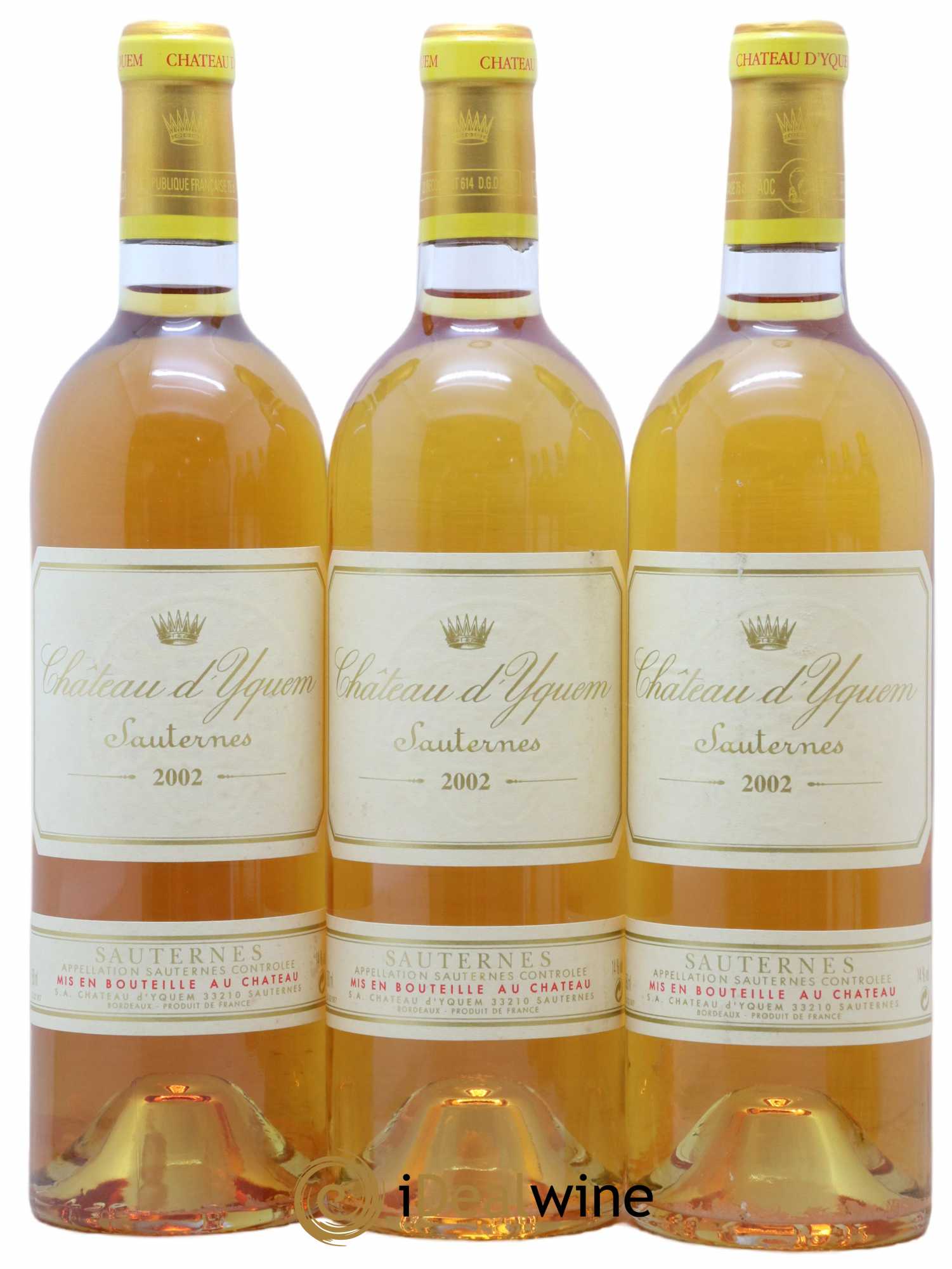 Château d' Yquem 1er Cru Classé Supérieur 2002 - Lotto di 6 bottiglie - 1