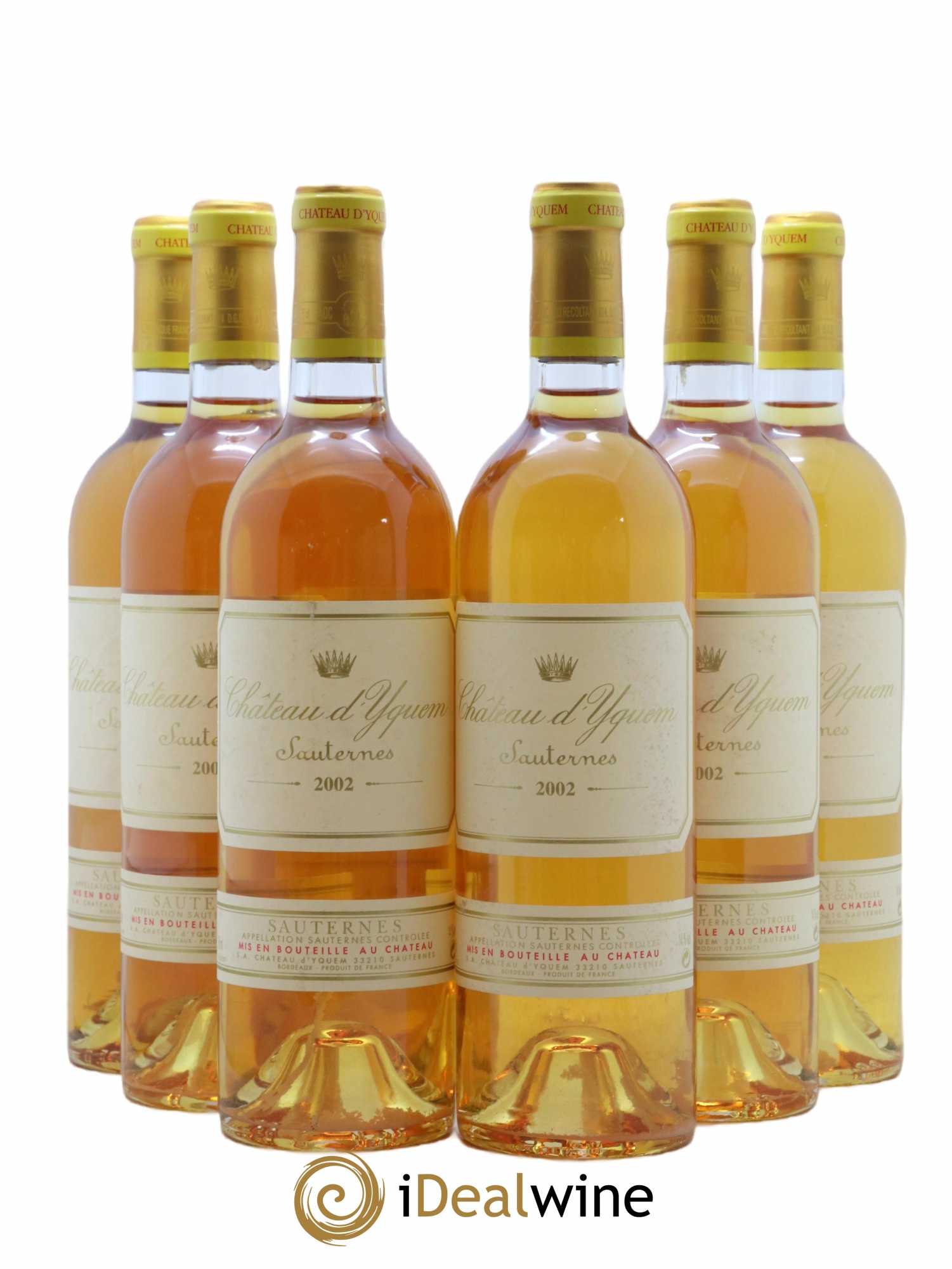 Château d' Yquem 1er Cru Classé Supérieur 2002 - Lotto di 6 bottiglie - 0