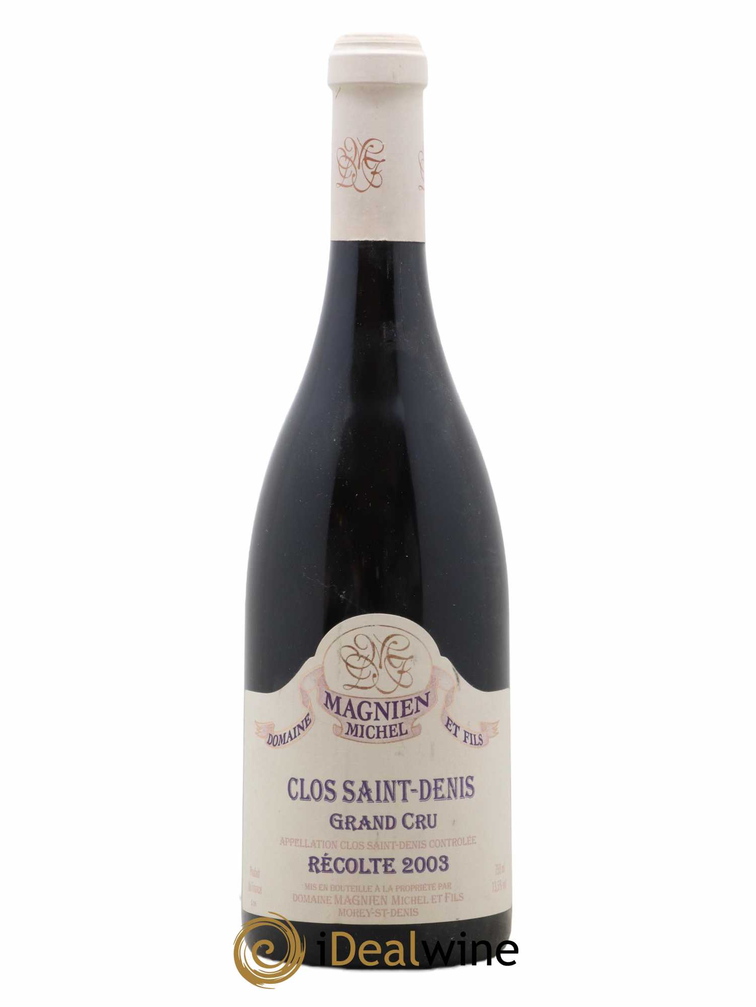 Clos Saint-Denis Grand Cru Michel Magnien 2003 - Lot de 1 bouteille - 0