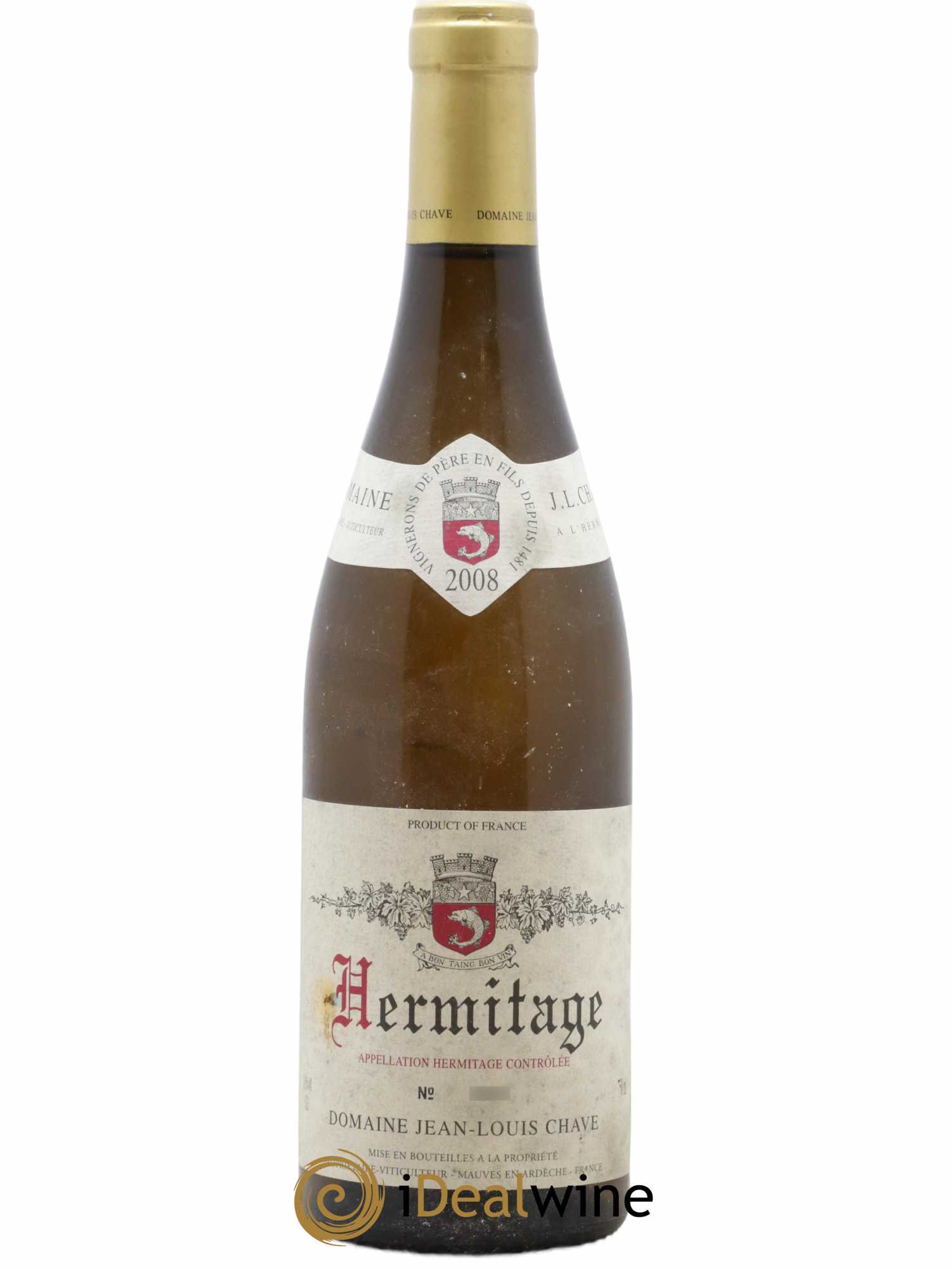 Hermitage Jean-Louis Chave 2008 - Lot de 1 bouteille - 0