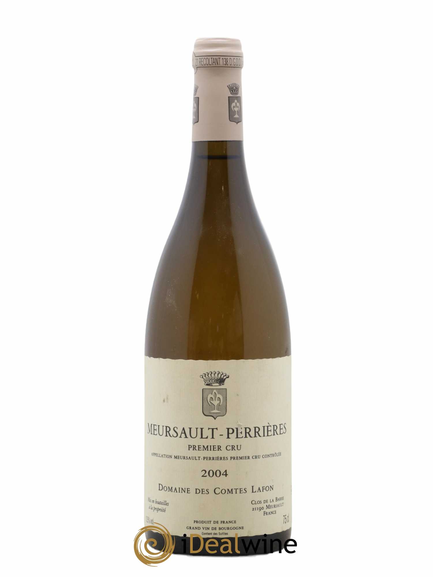 Meursault 1er Cru Perrières Comtes Lafon (Domaine des) 2004 - Lot de 1 bouteille - 0