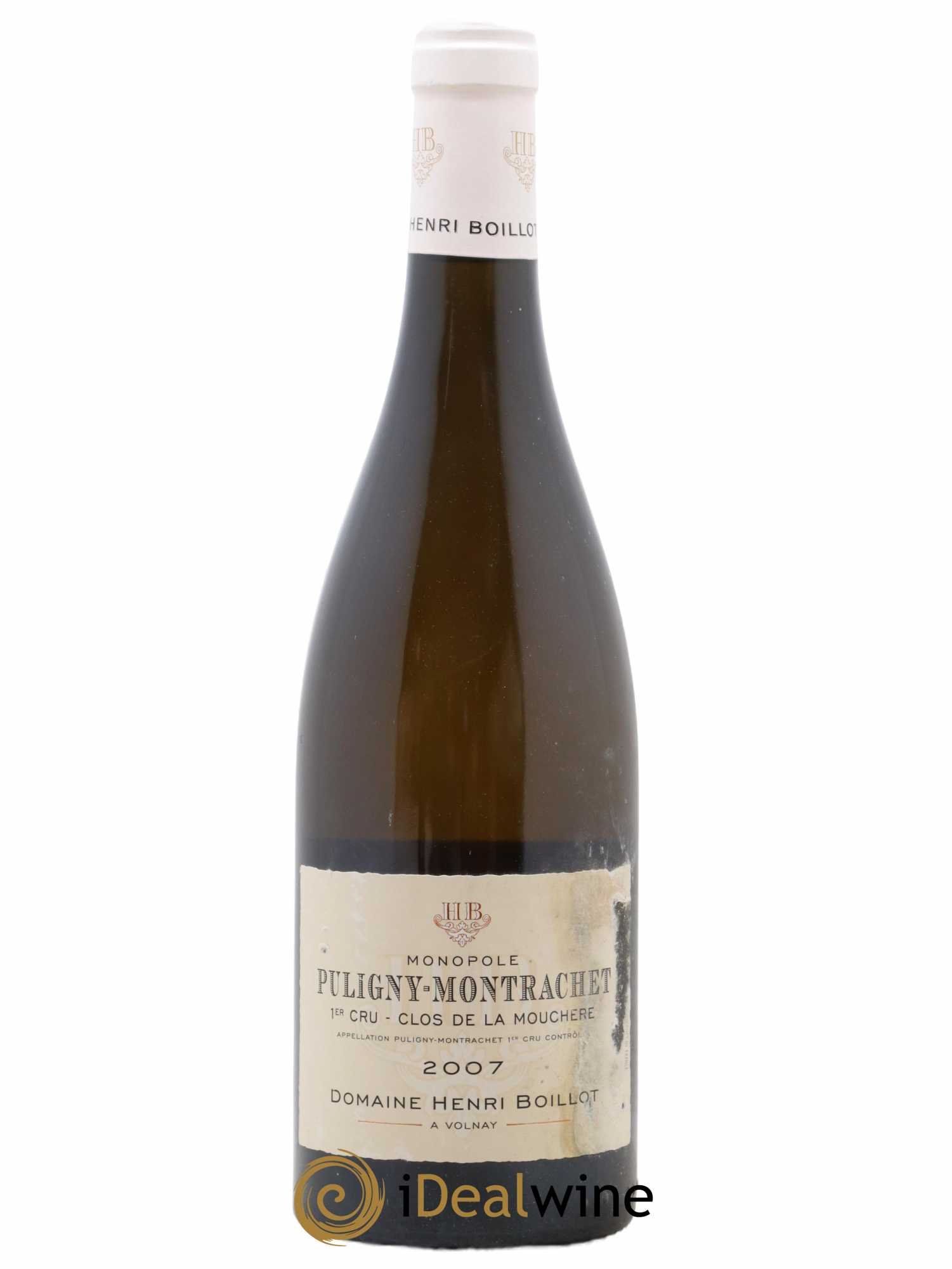 Puligny-Montrachet 1er Cru Clos de la Mouchère Henri Boillot (Domaine) 2007 - Lot de 1 bouteille - 0