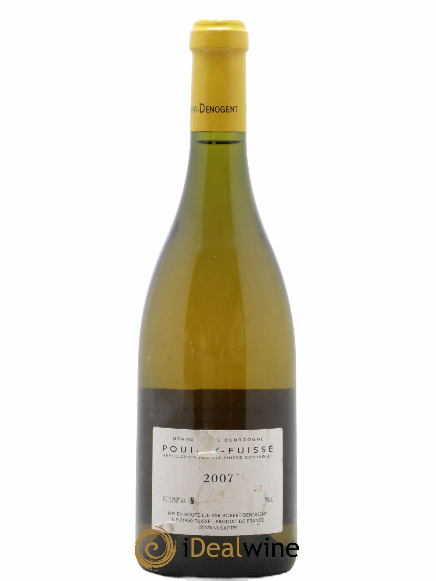 Pouilly-Fuissé Les Carrons Vieilles Vignes Robert Denogent (Domaine) 2007 - Lot de 1 bouteille - 1