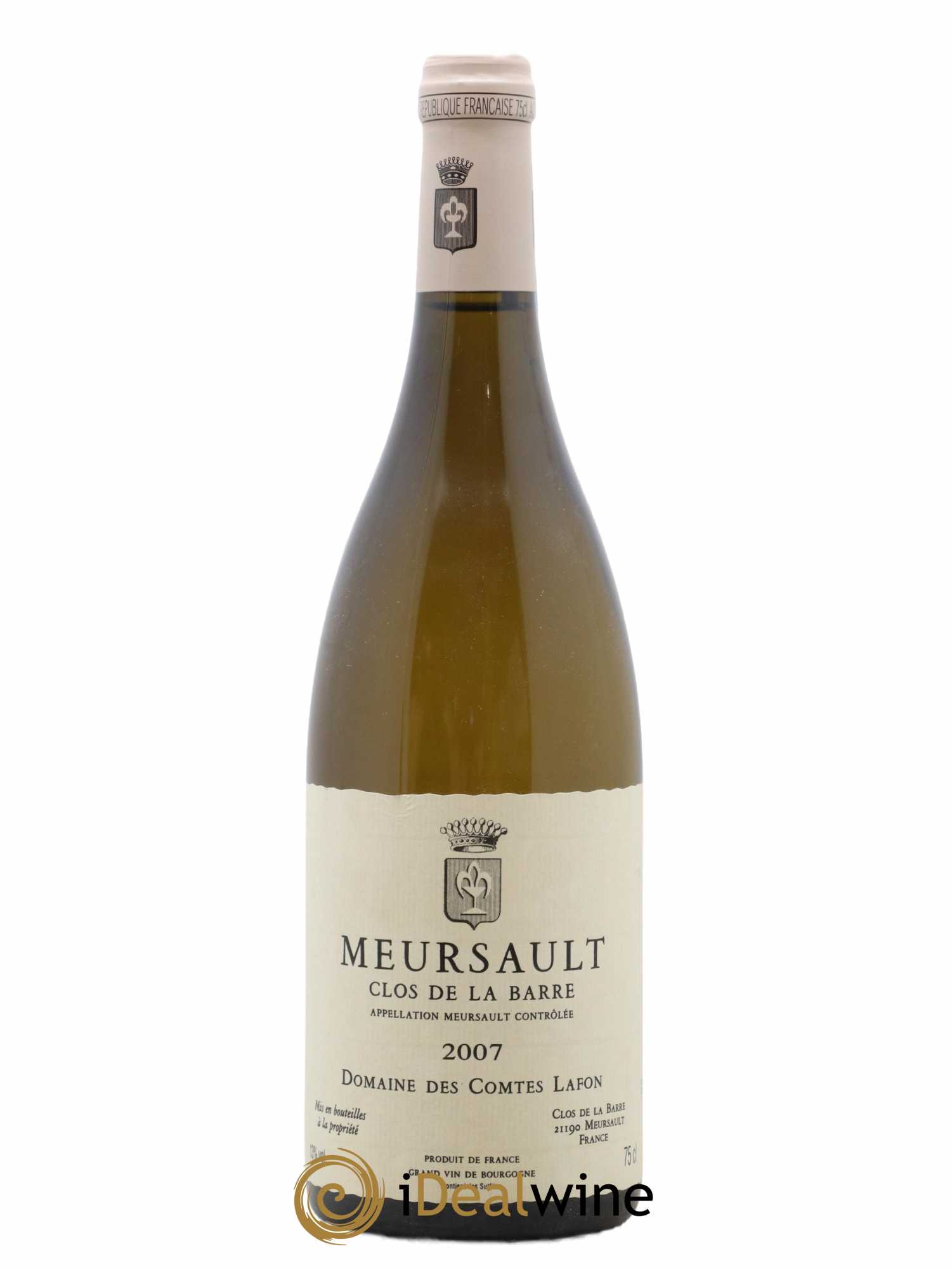 Meursault Clos de la Barre Comtes Lafon (Domaine des) 2007 - Lot de 1 bouteille - 0