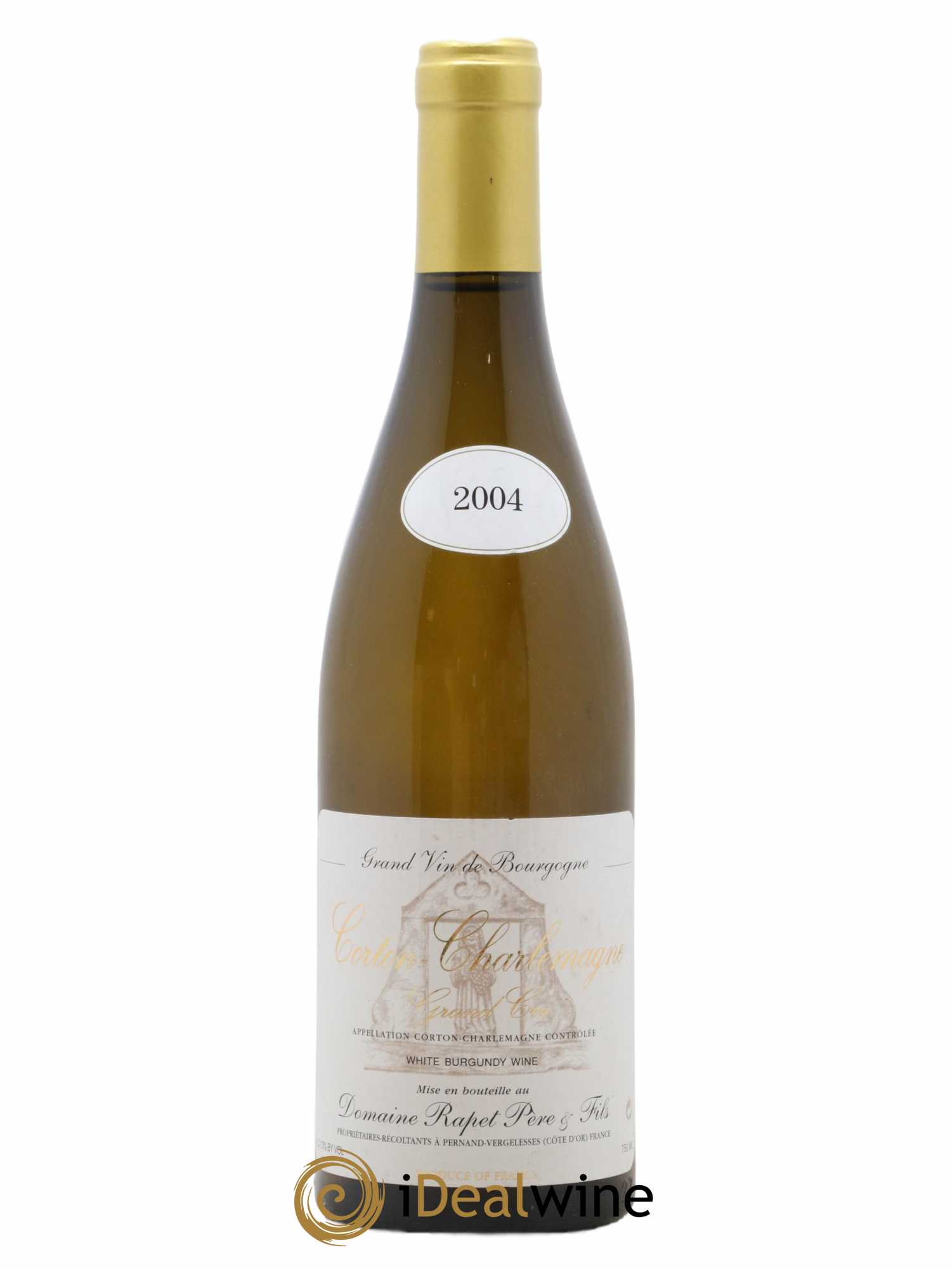 Corton-Charlemagne Grand Cru Rapet Père & Fils 2004 - Lot de 1 bouteille - 0