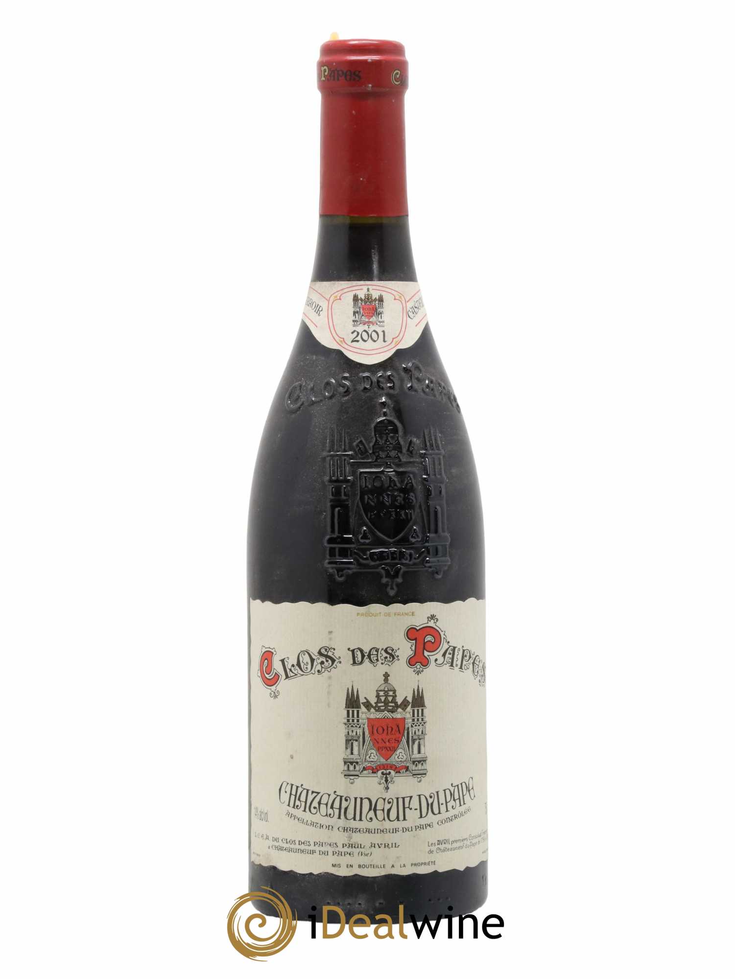 Châteauneuf-du-Pape Clos des Papes - Paul Avril 2001 - Lot de 1 bouteille - 0