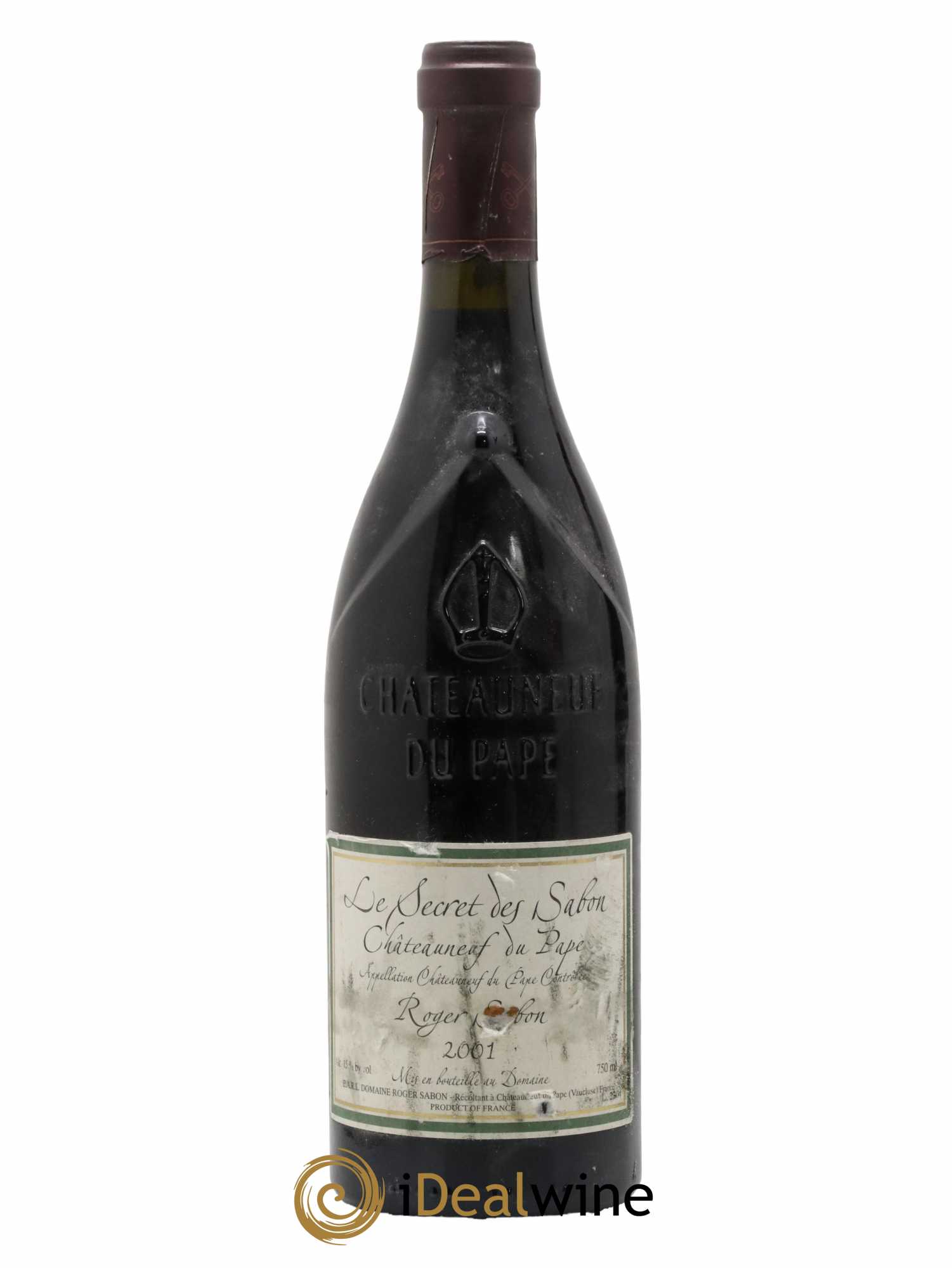 Châteauneuf-du-Pape Le Secret des Sabon Domaine Roger Sabon 2001 - Lot de 1 bouteille - 0