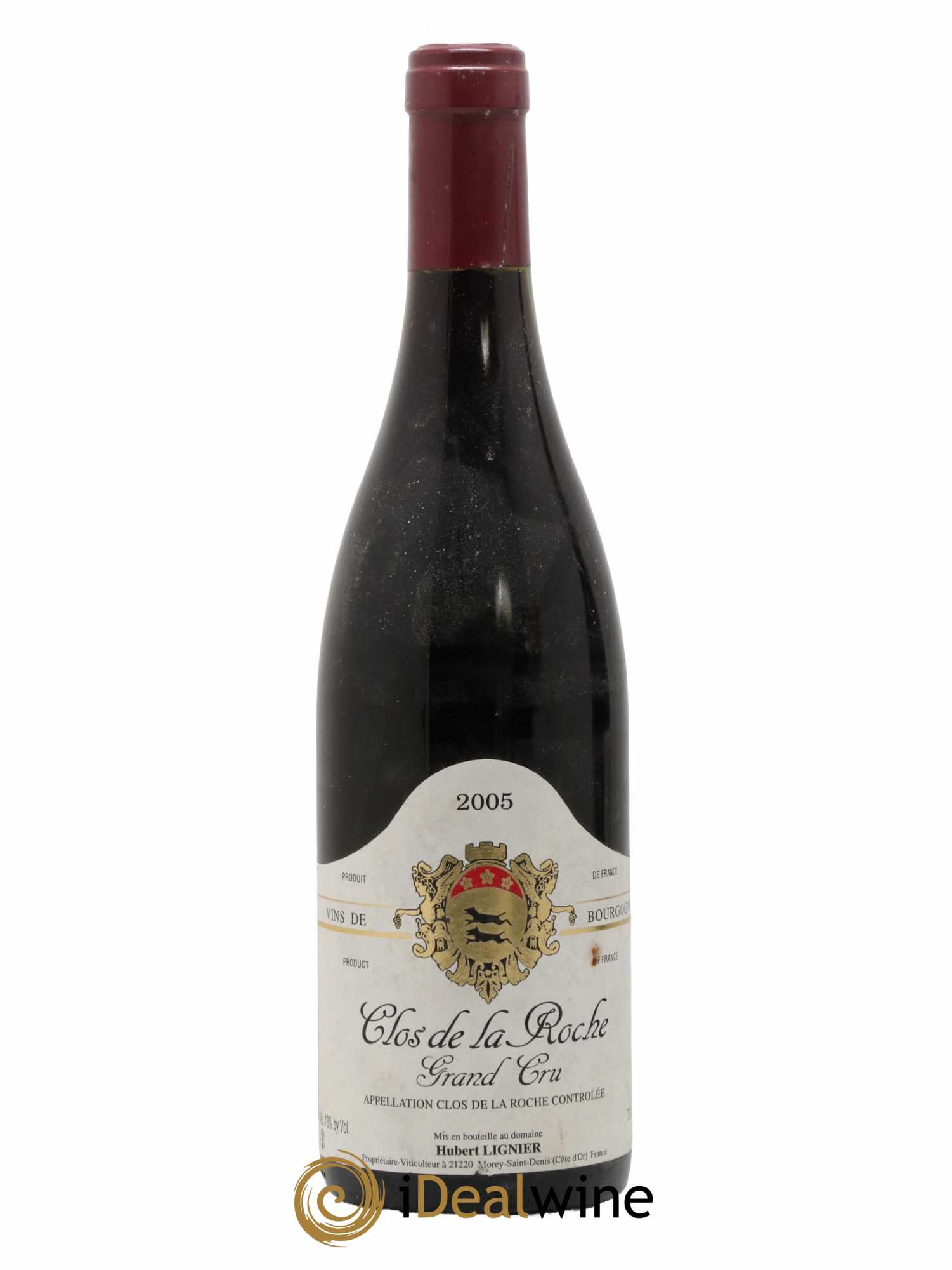 Clos de la Roche Grand Cru Hubert Lignier (Domaine) 2005 - Lot de 1 bouteille - 0