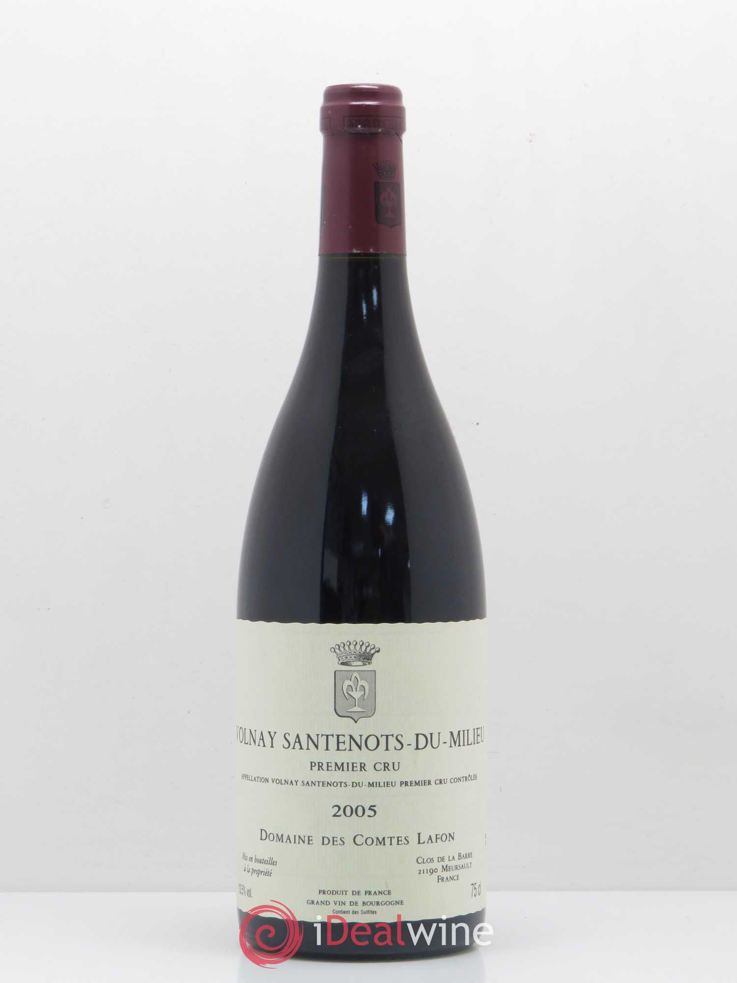 Volnay 1er Cru Santenots du Milieu Comtes Lafon (Domaine des) 2005 - Lot de 1 bouteille - 0