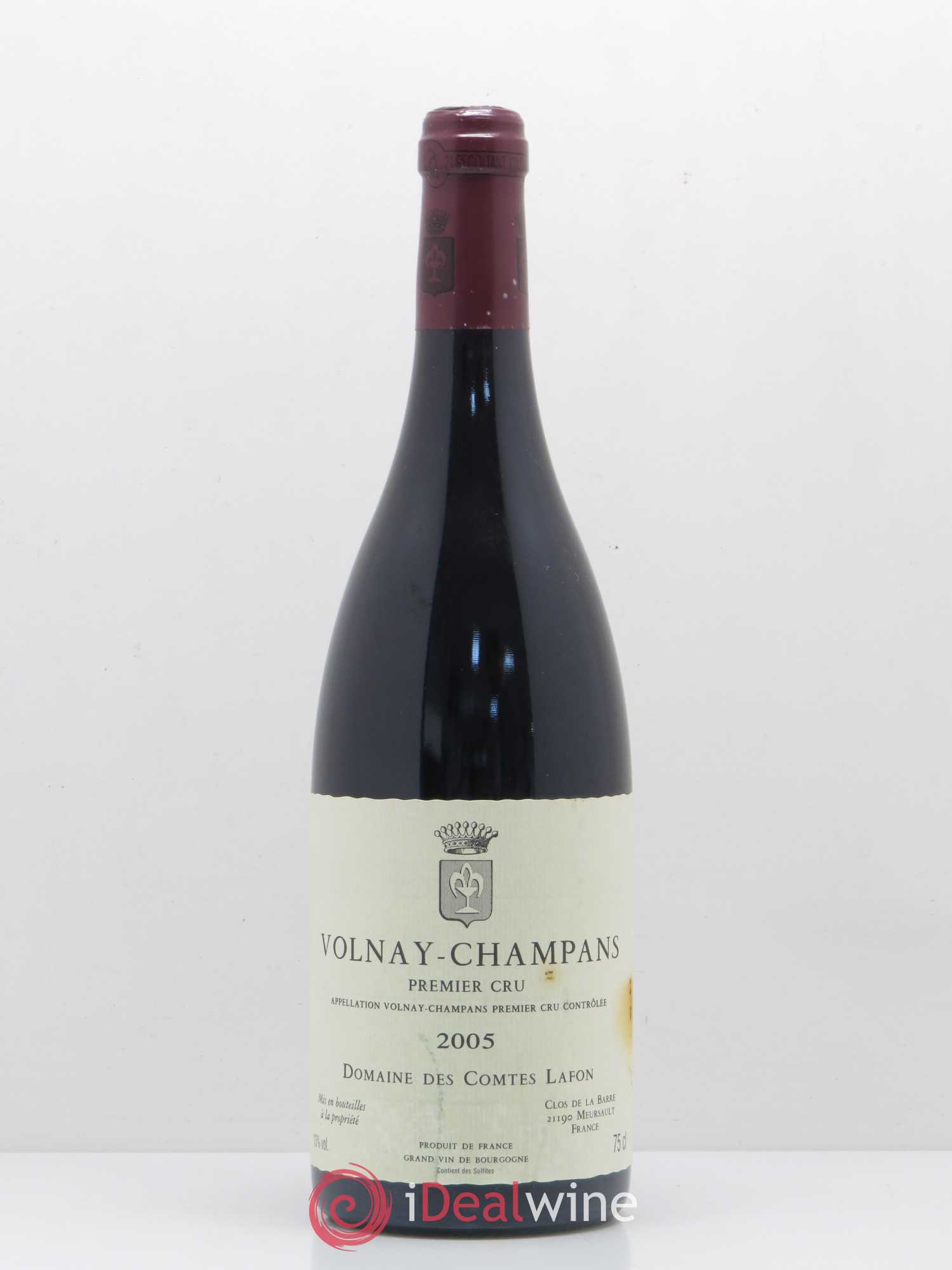 Volnay 1er Cru Champans Comtes Lafon (Domaine des) 2005 - Lot de 1 bouteille - 0