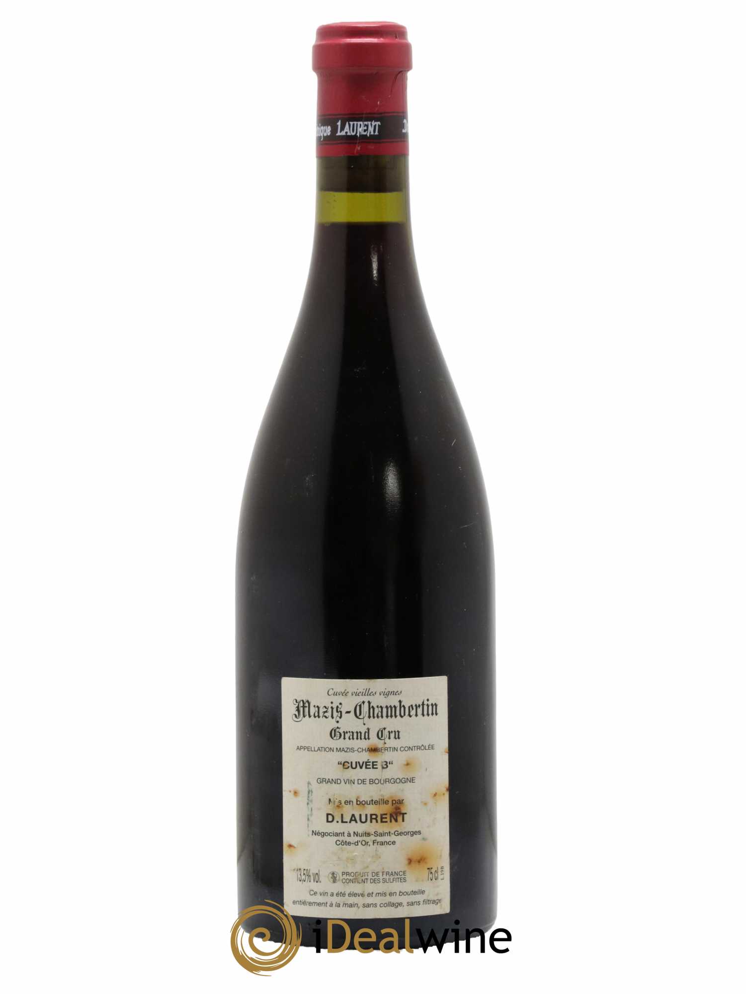 Mazis-Chambertin Grand Cru Vieilles Vignes Cuvée B Dominique Laurent 2005 - Lot de 1 bouteille - 1