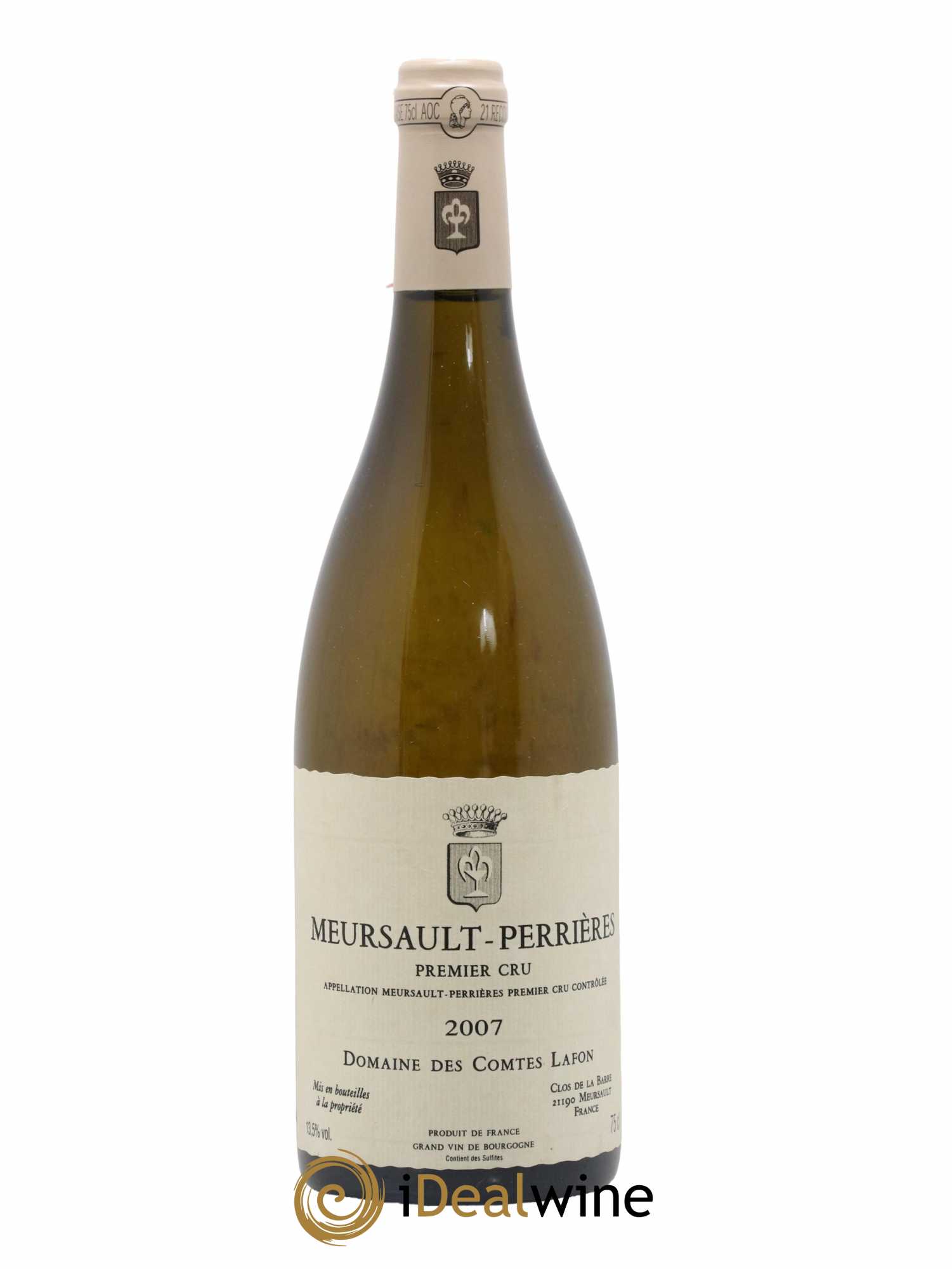 Meursault 1er Cru Perrières Comtes Lafon (Domaine des) 2007 - Lot de 1 bouteille - 0