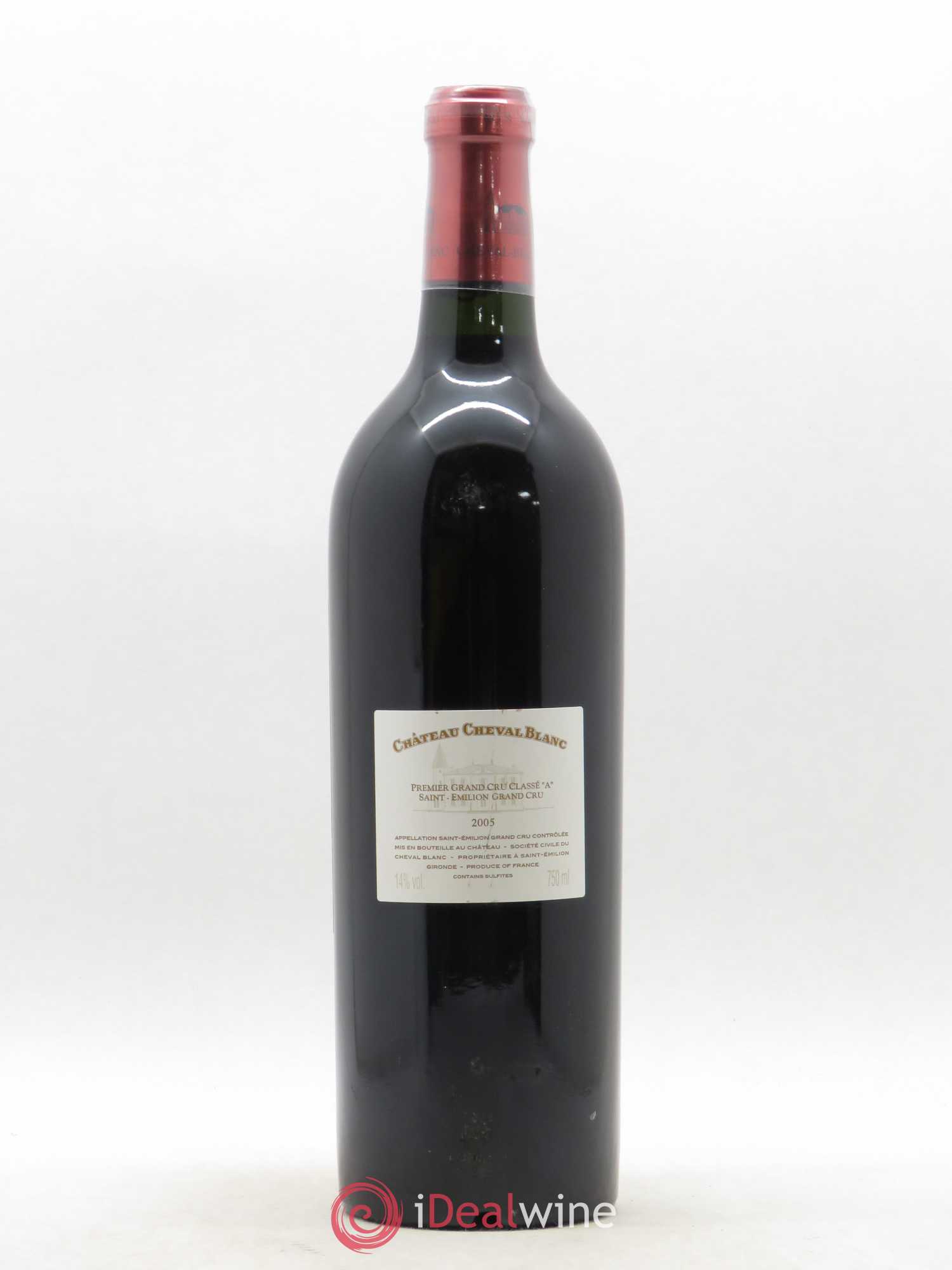 Château Cheval Blanc 1er Grand Cru Classé A 2005 - Lot de 1 bouteille - 1