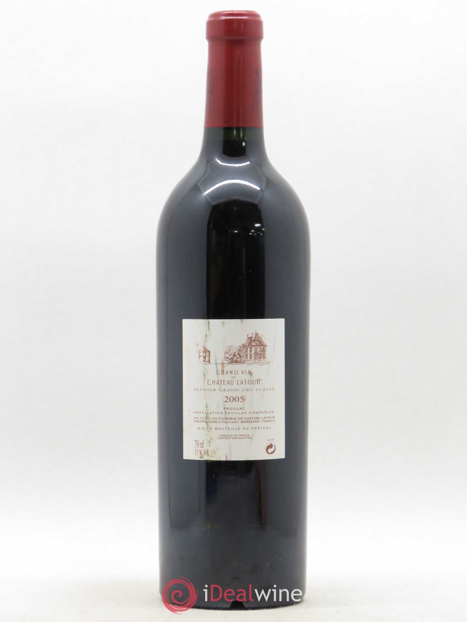 Château Latour 1er Grand Cru Classé 2005 - Lot de 1 bouteille - 1