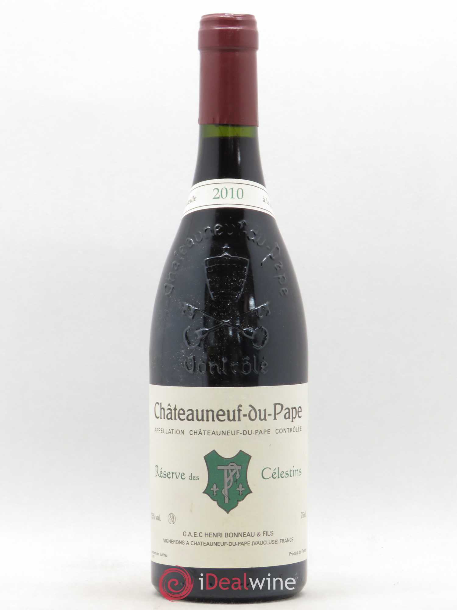 Châteauneuf-du-Pape Réserve des Célestins Henri Bonneau & Fils 2010 - Lot de 1 bouteille - 0