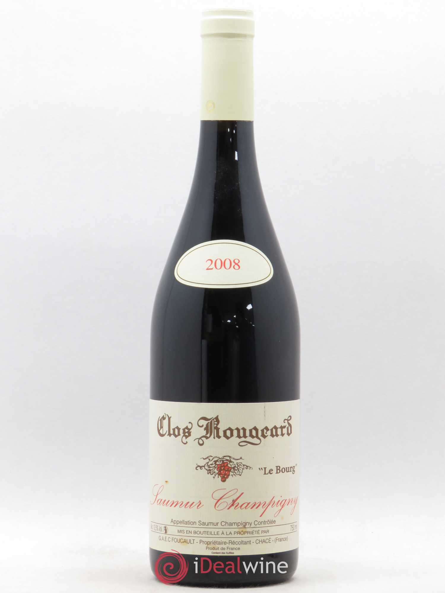 Saumur-Champigny Le Bourg Clos Rougeard 2008 - Lot de 1 bouteille - 0