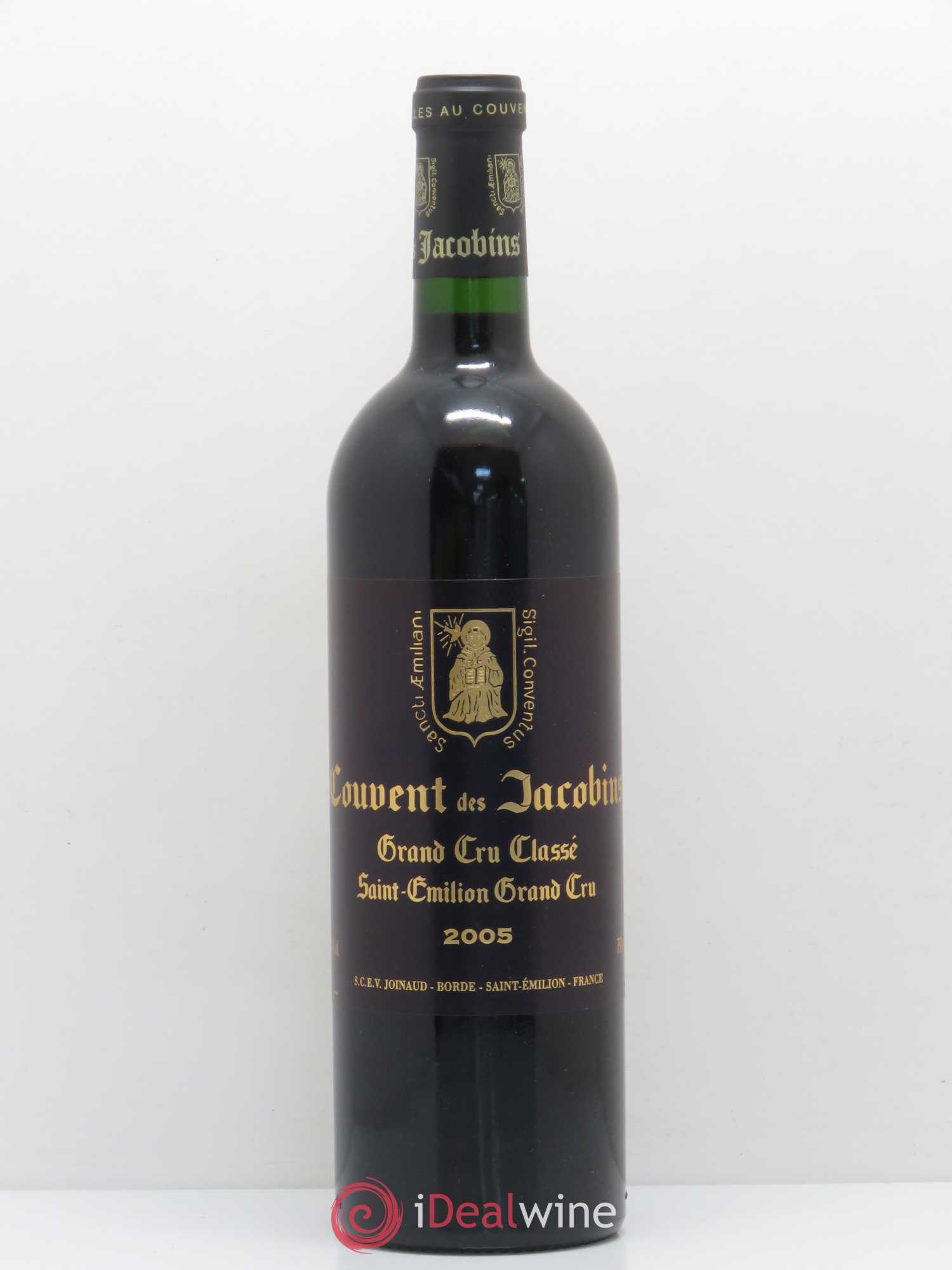 Château Couvent des Jacobins Grand Cru Classé 2005 - Lot de 1 bouteille - 0