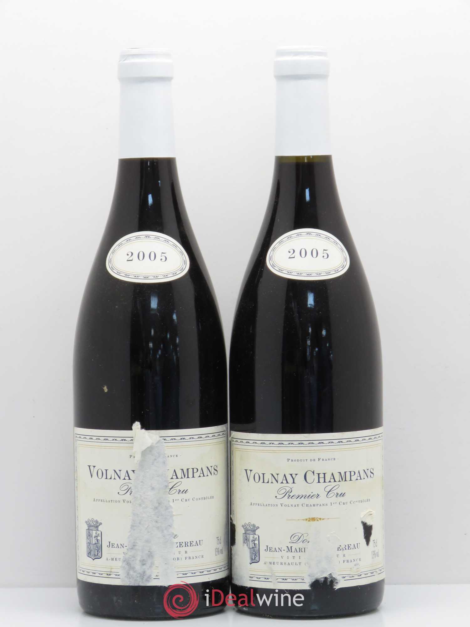 Volnay 1er Cru Champans Jean Marie Bouzereau 2005 - Posten von 2 Flaschen - 0