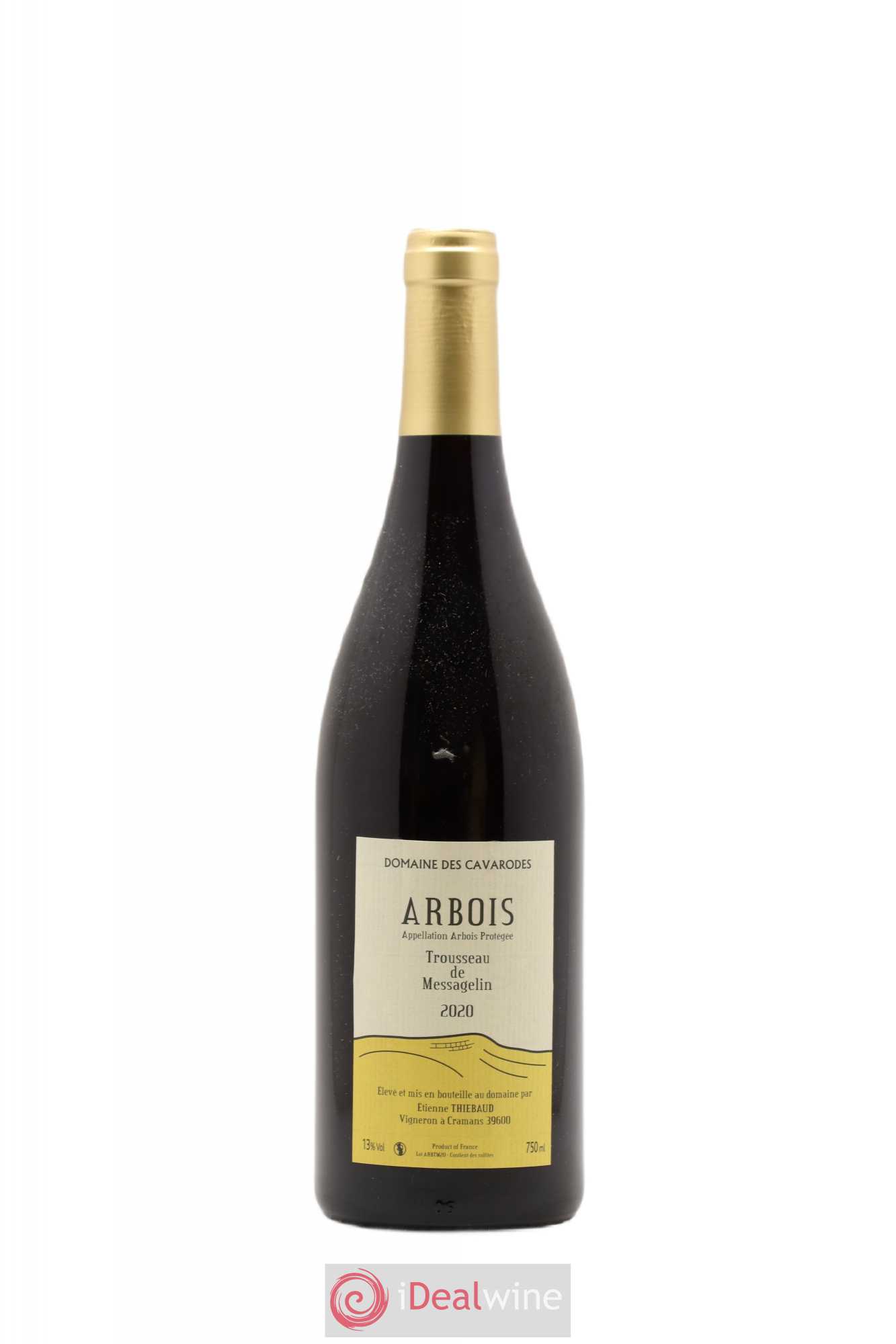 Arbois Trousseau De Messagelin Domaine Des Cavarodes 2020 - Posten von 1 Flasche - 0
