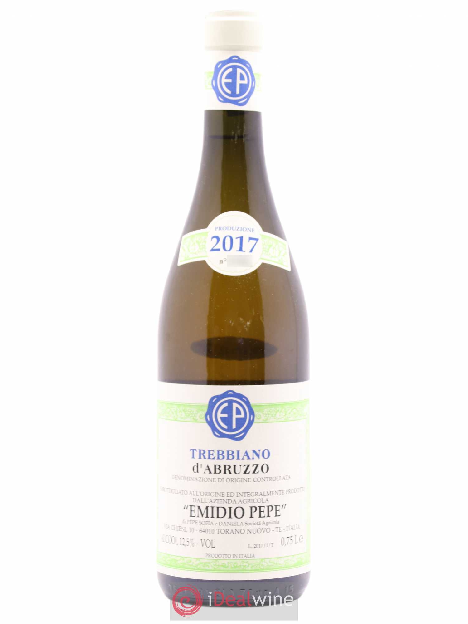 Trebbiano d'Abruzzo DOC Vecchie Viti Emidio Pepe 2017 - Lot de 1 bouteille - 0