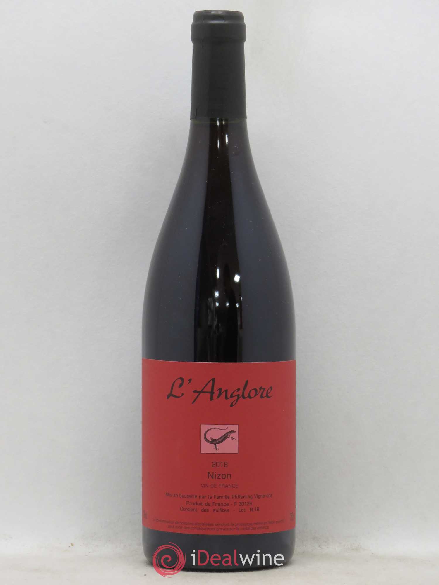 Vin de France Nizon L'Anglore 2018 - Lot de 1 bouteille - 0