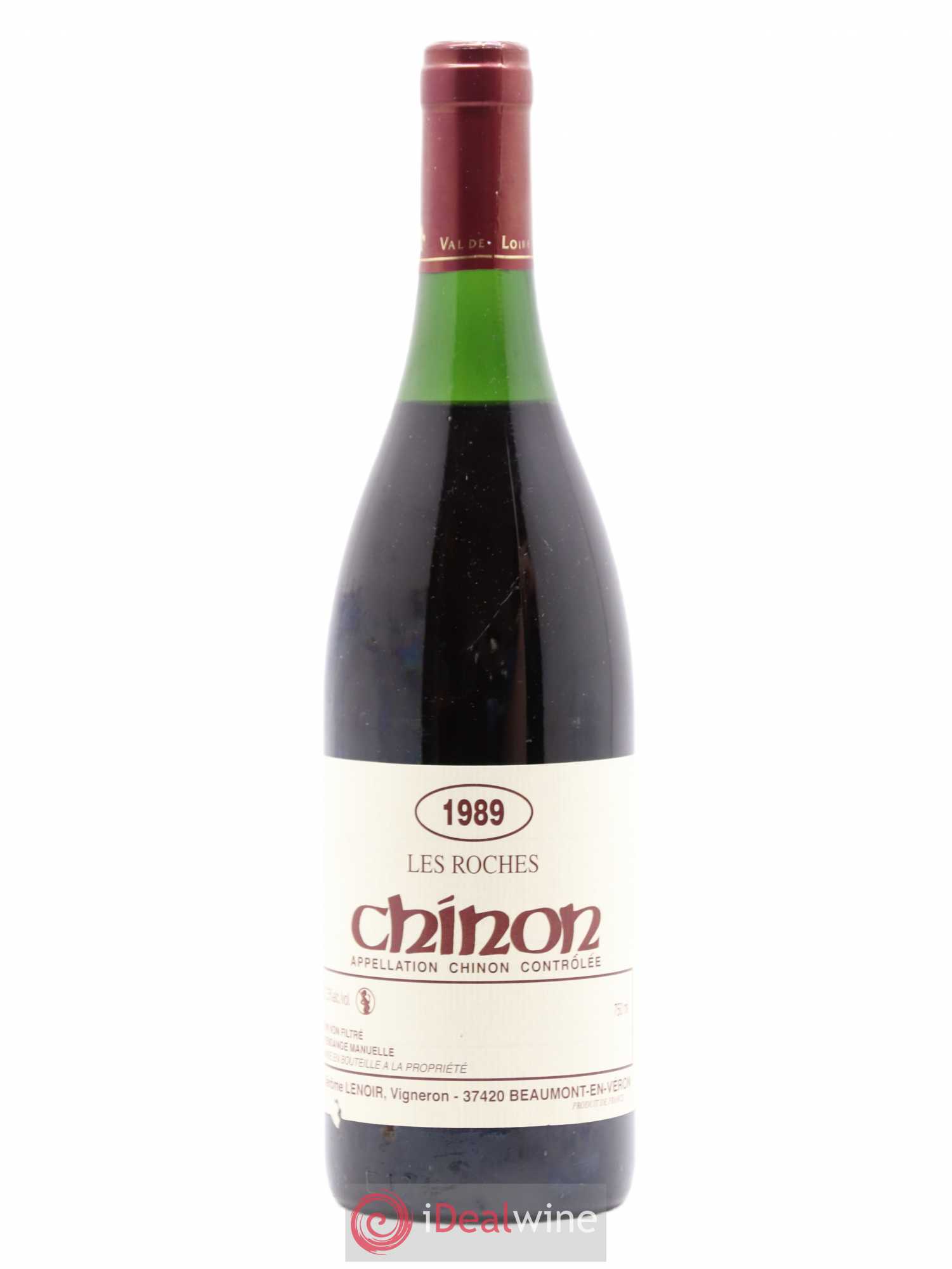 Chinon Les Roches Lenoir (Domaine) 1989 - Lot de 1 bouteille - 0