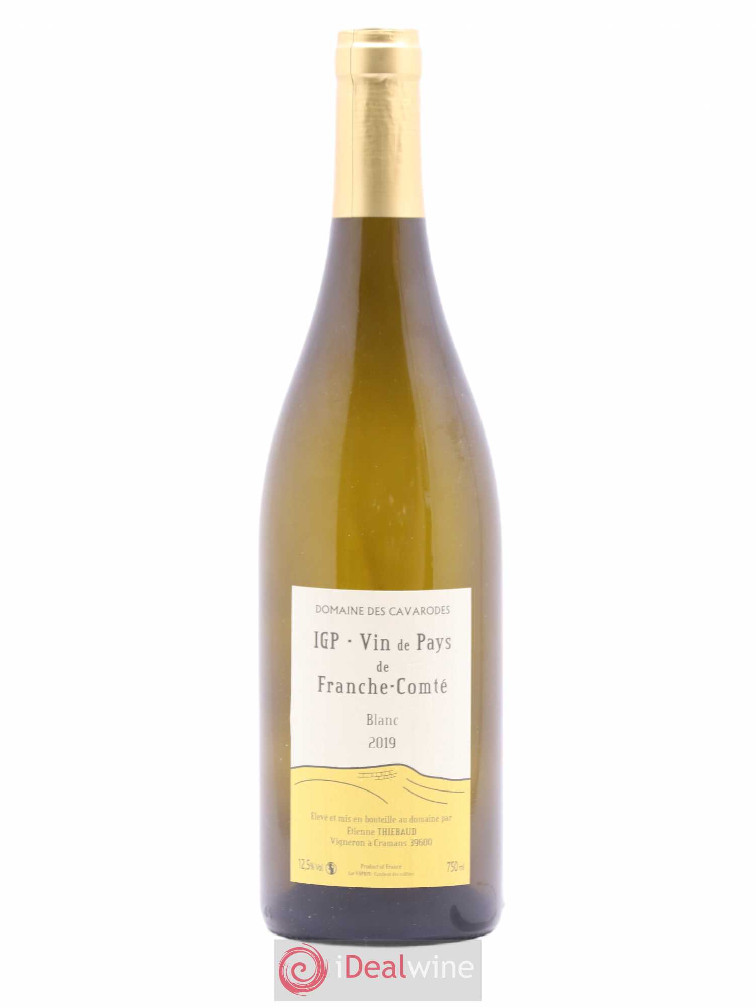 Franche-Comté Cavarodes (Domaine des) - Etienne Thiébaud 2019 - Lot de 1 bouteille - 0