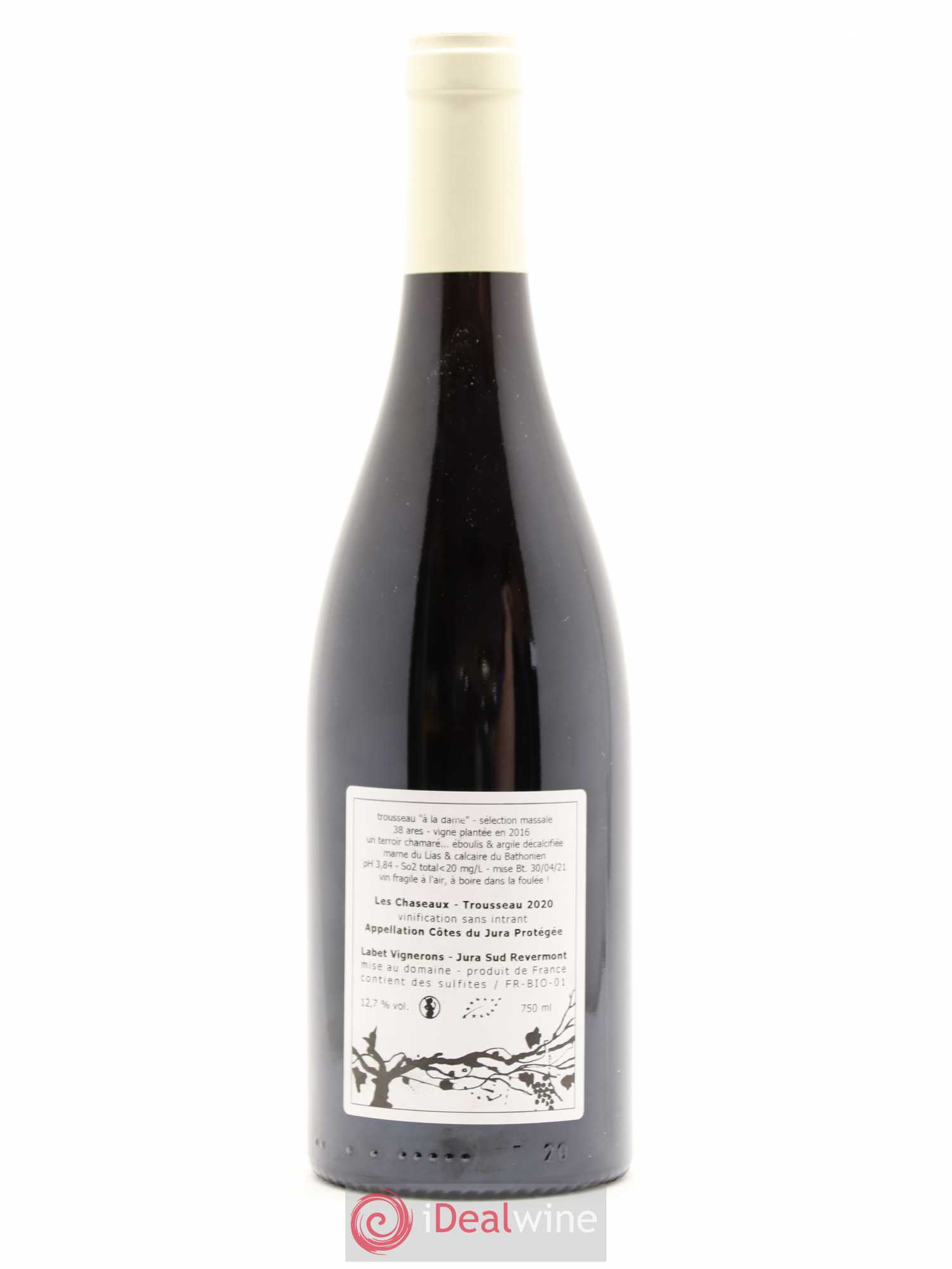 Côtes du Jura Trousseau Les Chaseaux Labet 2020 - Posten von 1 Flasche - 1