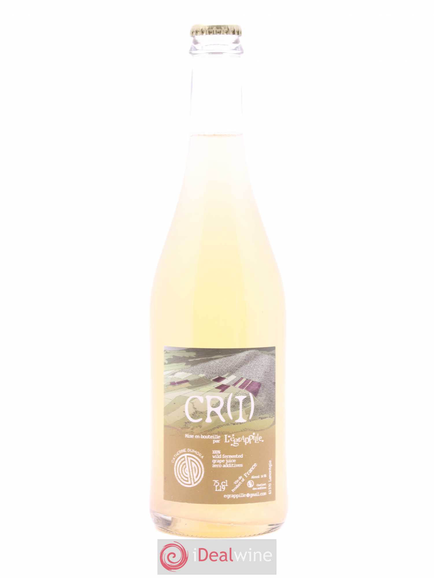 Vin de France Auvergne Cri Domaine de l'Egrappille 2019 - Posten von 1 Flasche - 0
