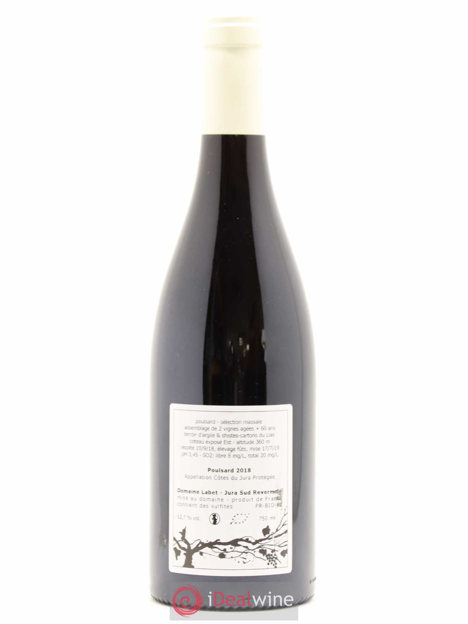 Côtes du Jura Poulsard Labet 2018 - Lot de 1 bouteille - 1