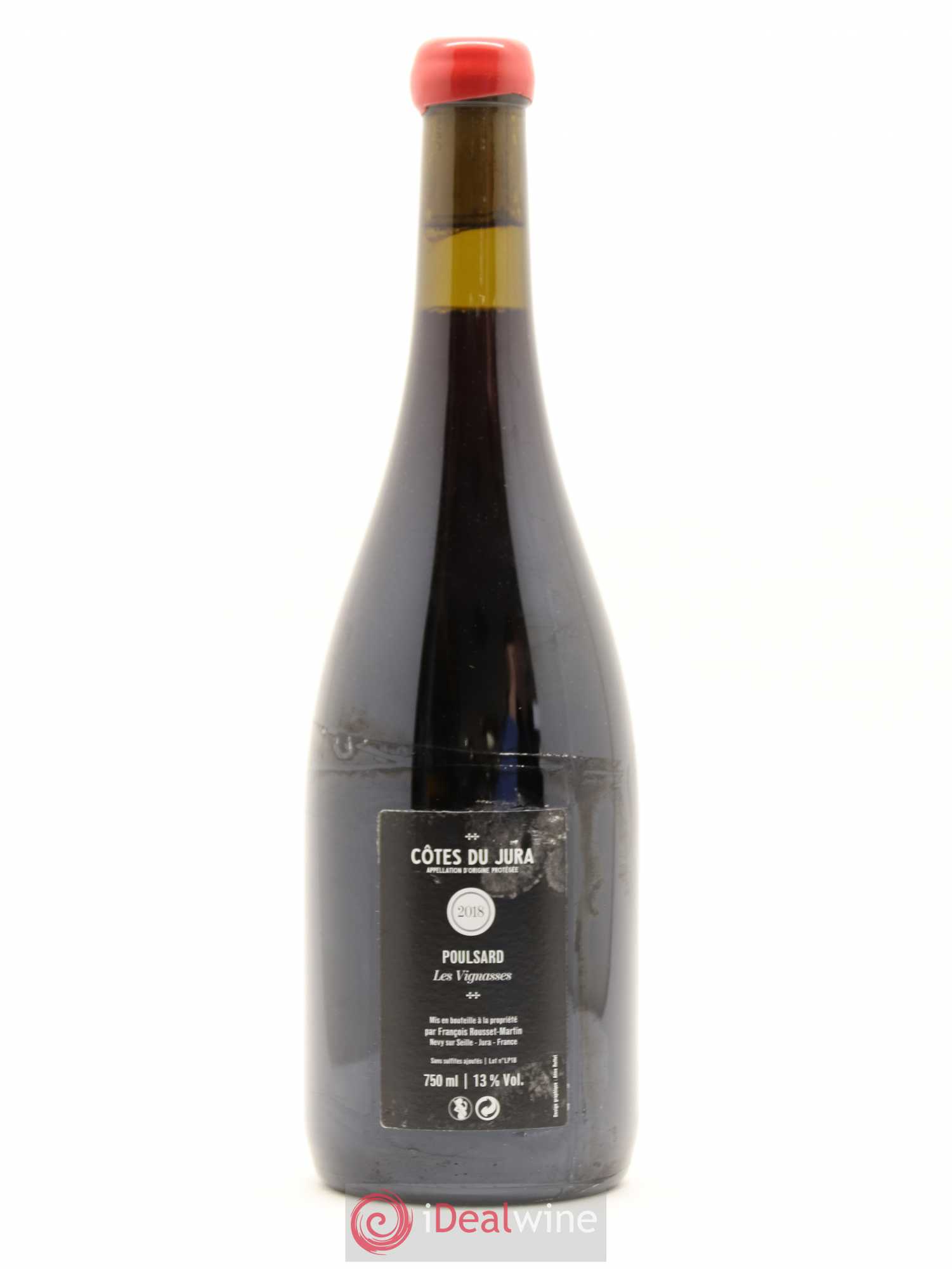 Côtes du Jura Les Vignasses Poulsard François Rousset Martin 2018 - Lot de 1 bouteille - 1