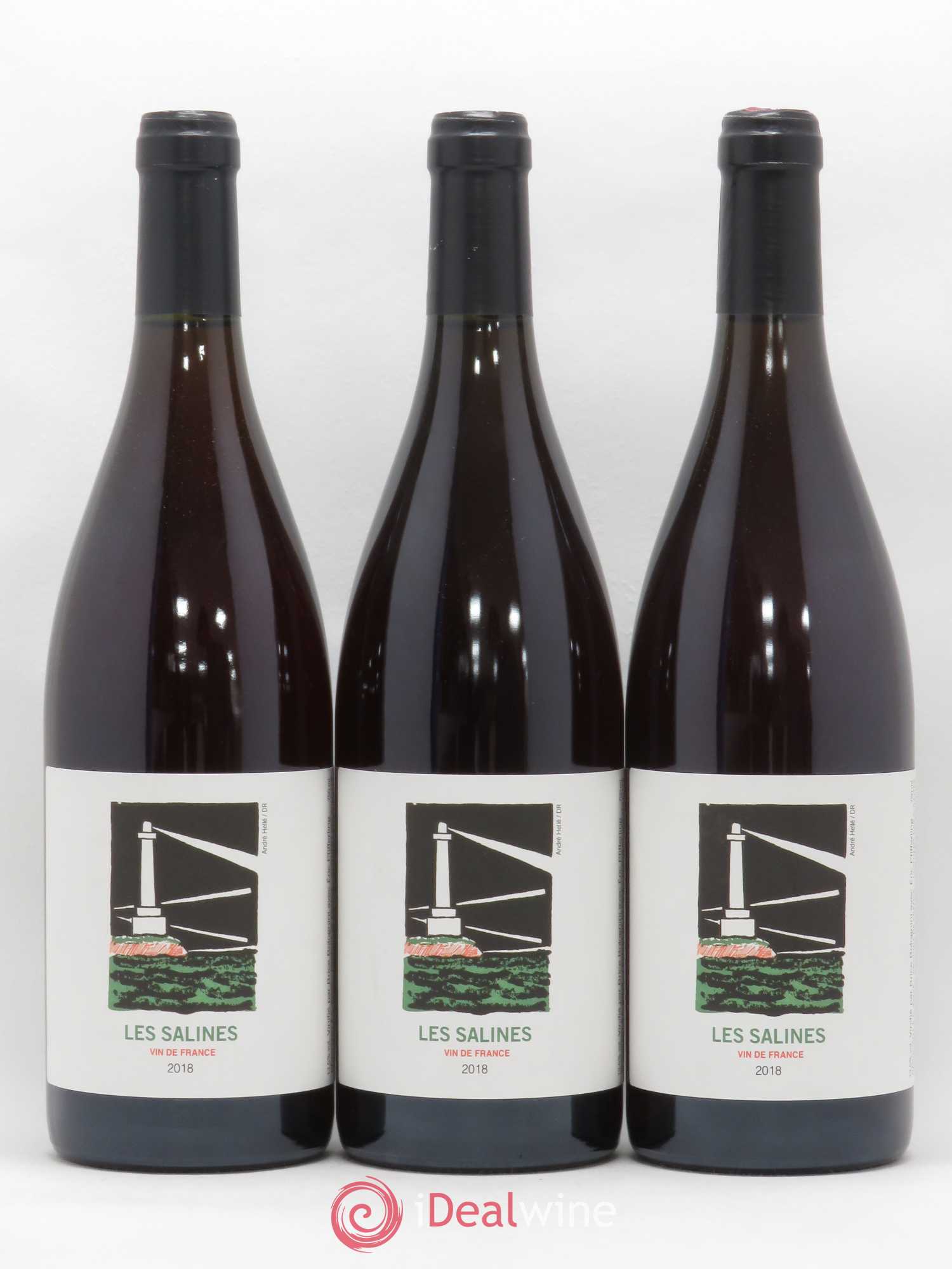 Vin de France Les Salines Eric Pfifferling et Bolognini 2018 - Lot de 3 bouteilles - 0