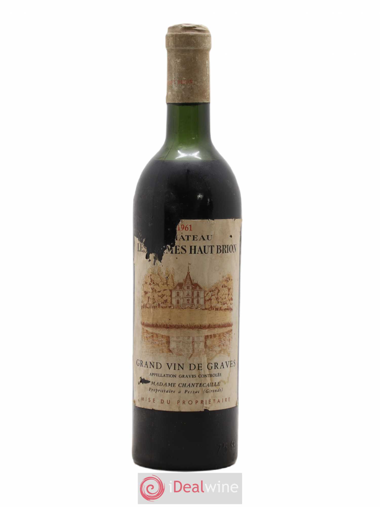 Château Les Carmes Haut-Brion 1961 - Lot de 1 bouteille - 0