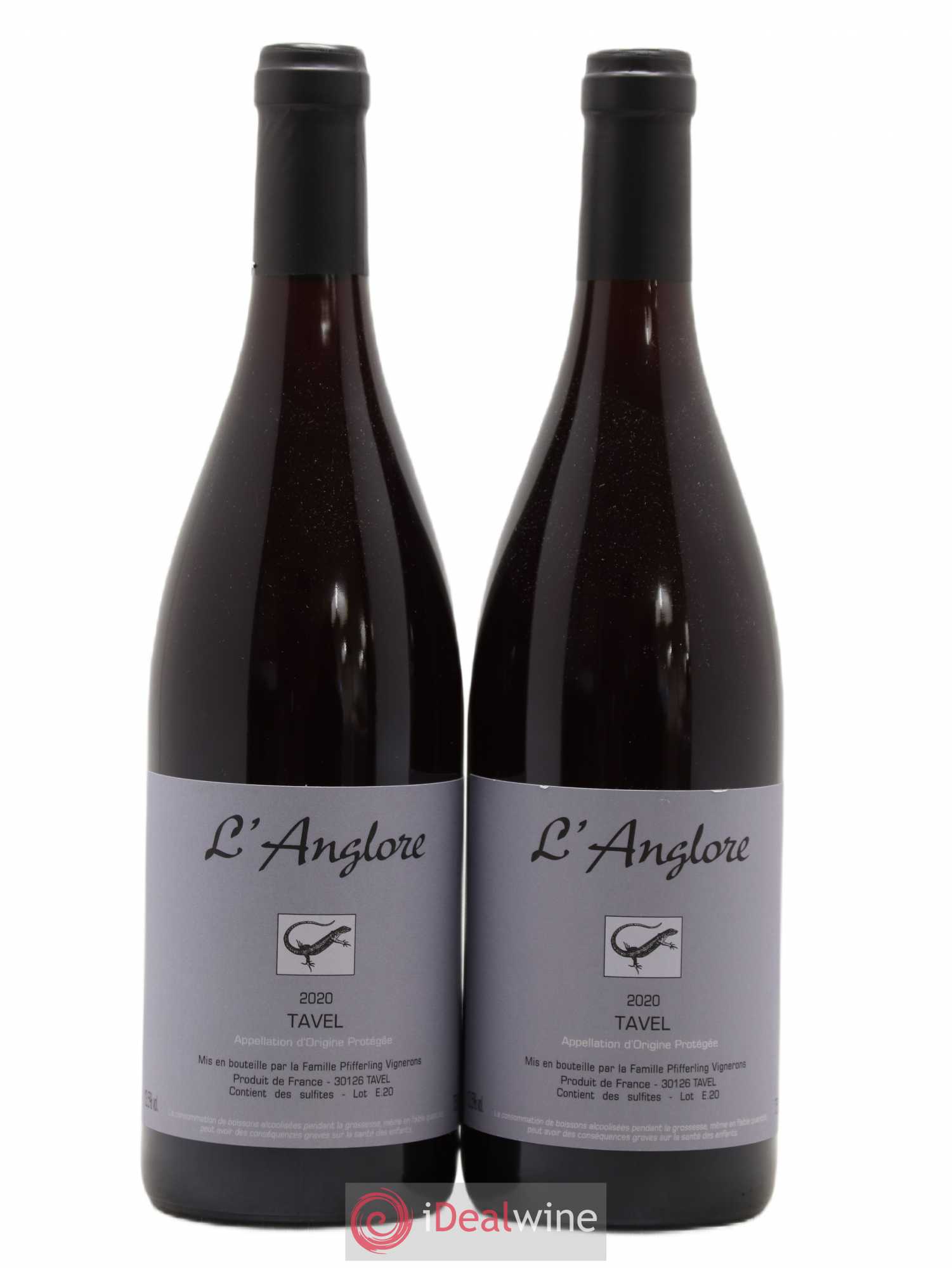 Tavel L'Anglore 2020 - Lot de 2 bouteilles - 0