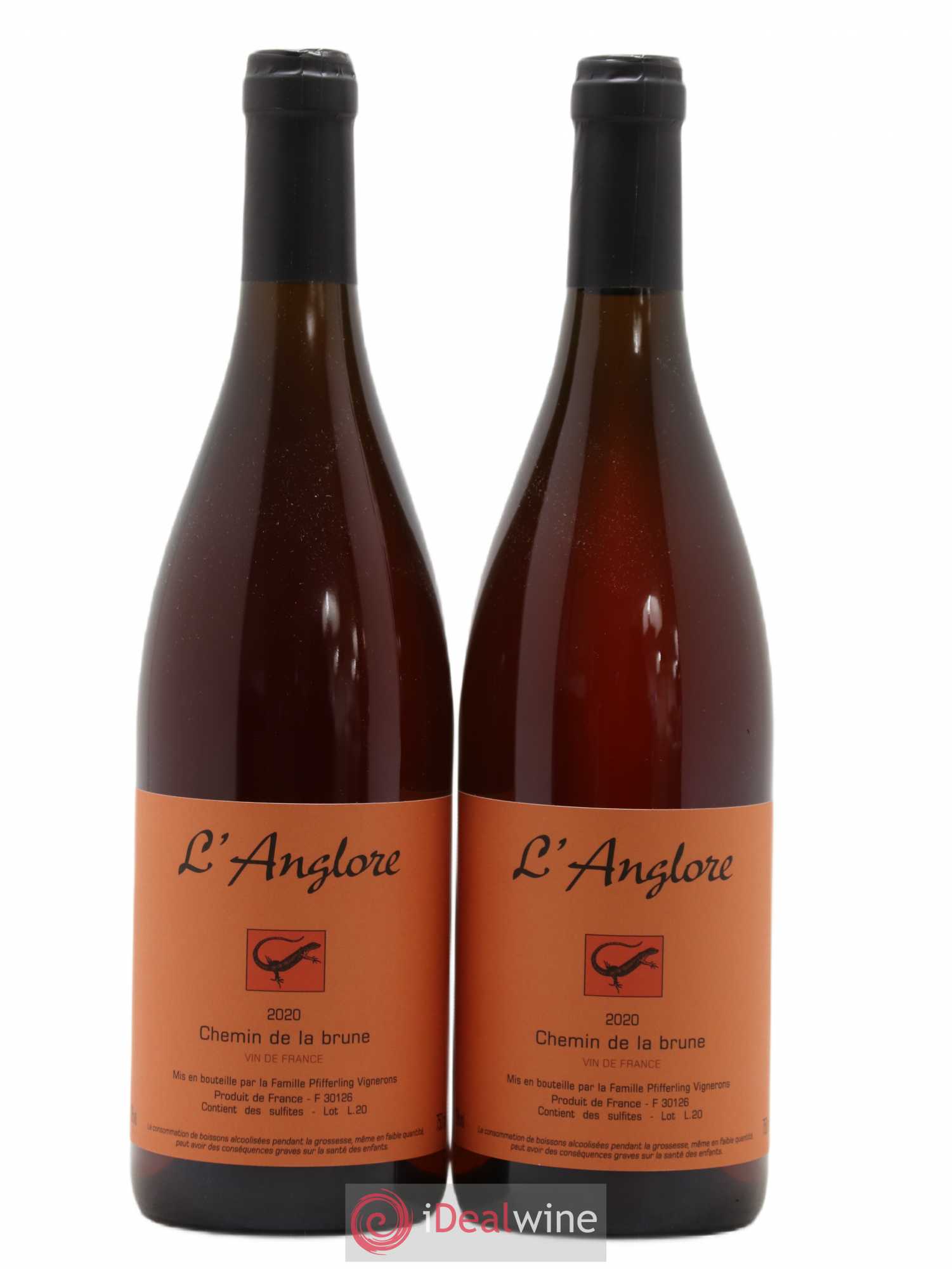 Vin de France Chemin de la brune L'Anglore 2020 - Lot de 2 bouteilles - 0