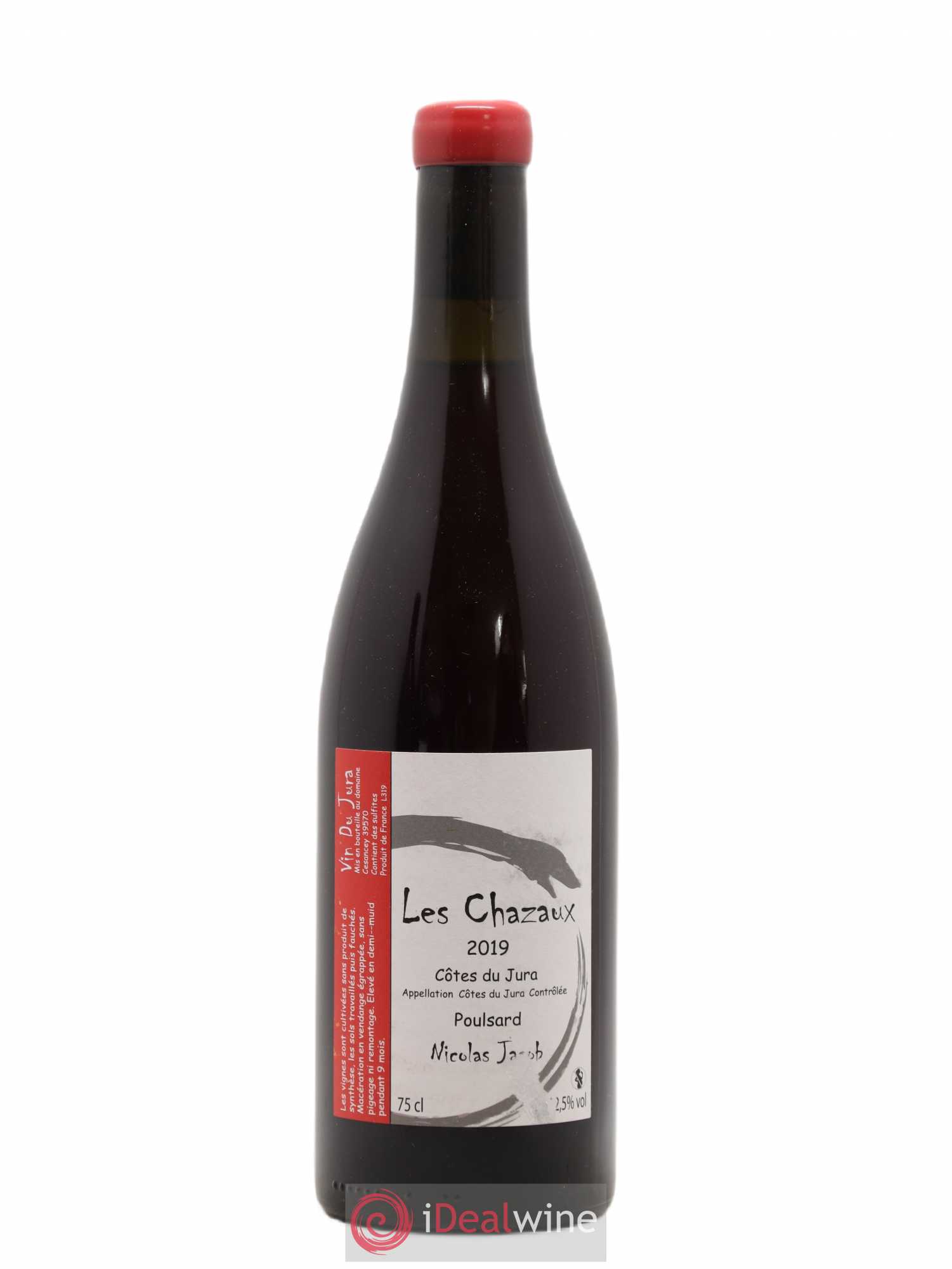 Côtes du Jura Poulsard Les Chazaux Nicolas Jacob 2019 - Lot de 1 bouteille - 0