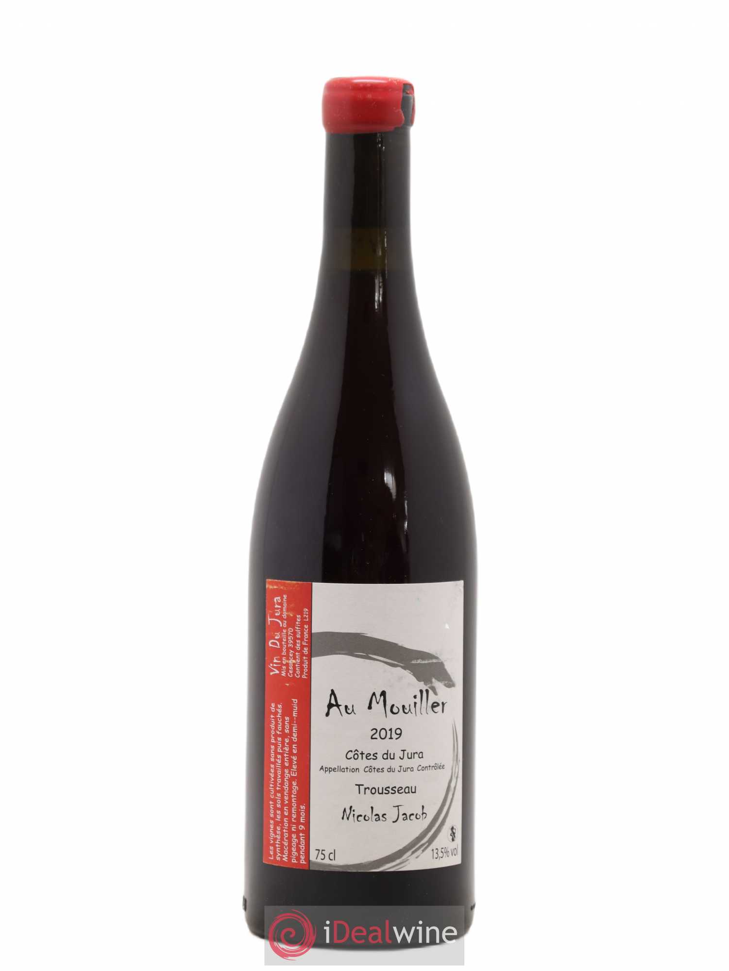 Côtes du Jura Trousseau Au Mouiller Nicolas Jacob 2019 - Lot de 1 bouteille - 0
