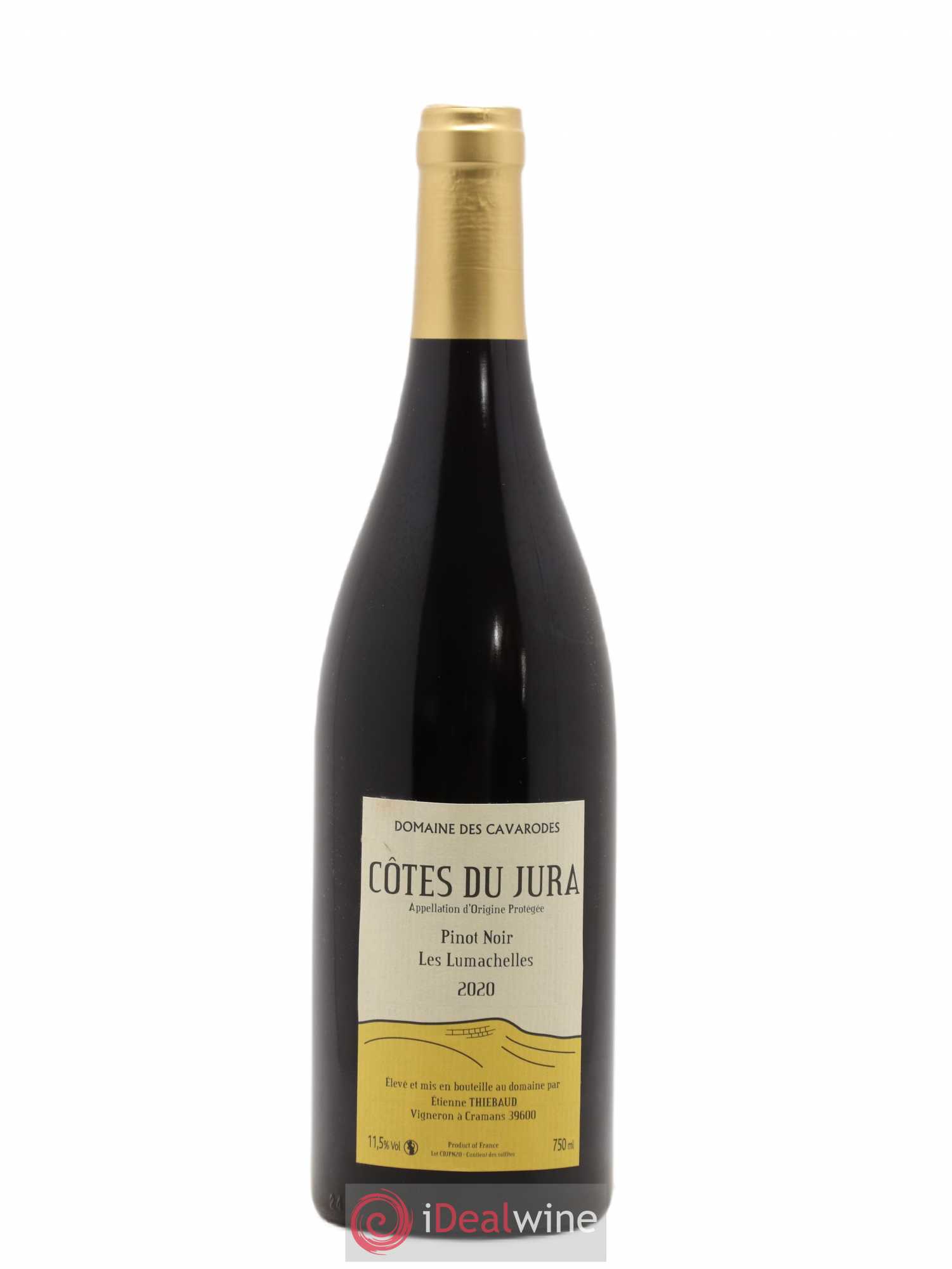 Côtes du Jura Pinot Noir Les Lumachelles Cavarodes 2020 - Posten von 1 Flasche - 0