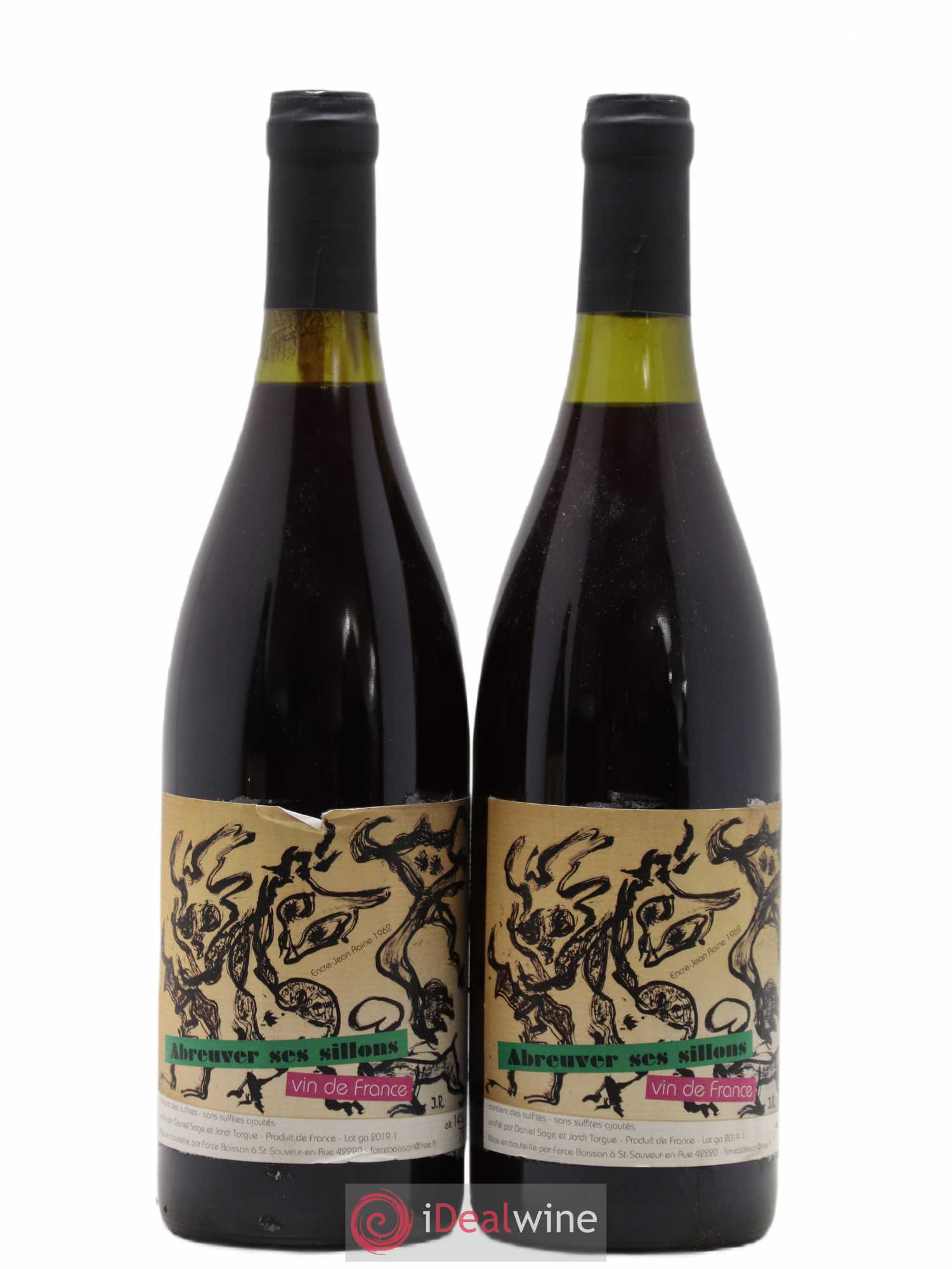 Vin de France Abreuver ses sillons Daniel Sage 2018 - Lot de 2 bouteilles - 0
