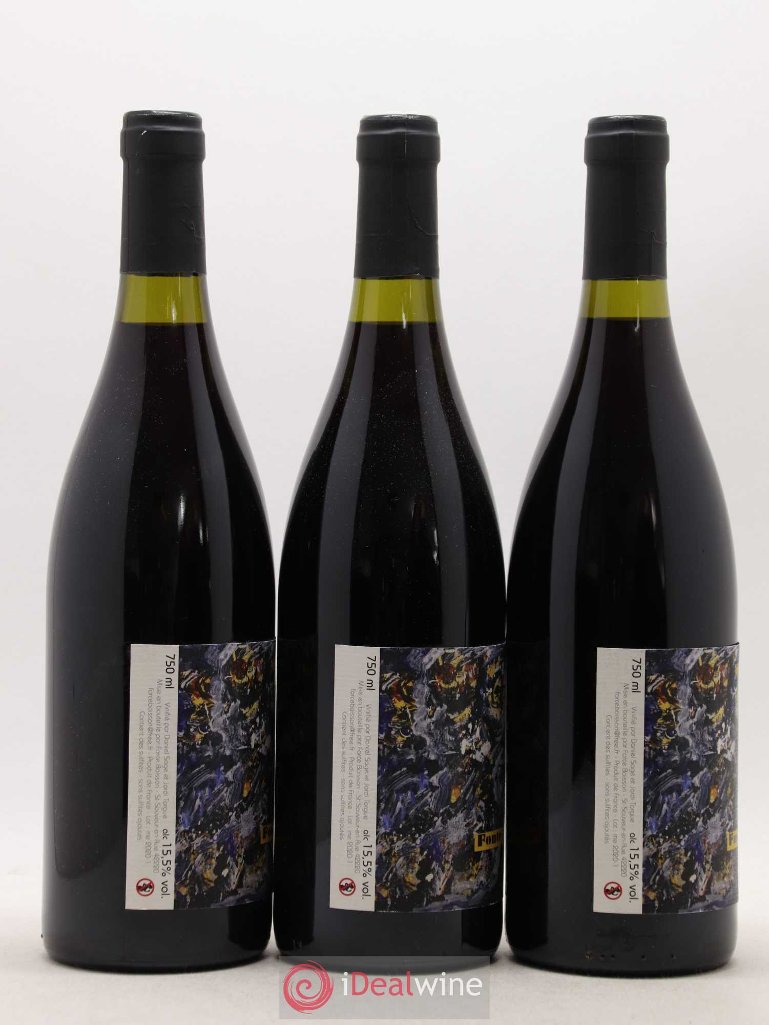 Vin de France Fonte des neiges Daniel Sage 2019 - Lot de 3 bouteilles - 1